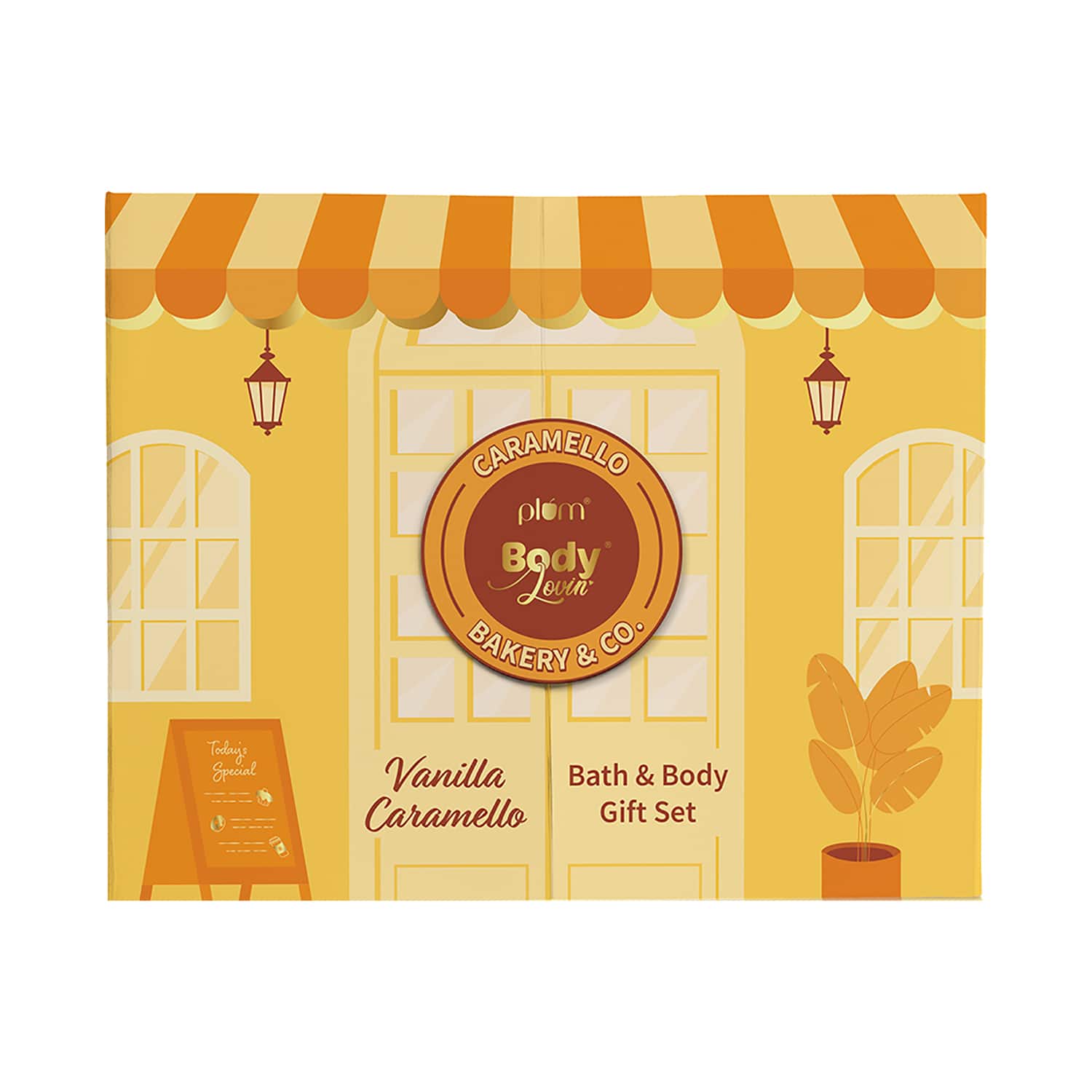 Plum | Plum BodyLovin' Vanilla Caramello Bath & Body Gift Set (4 pcs)