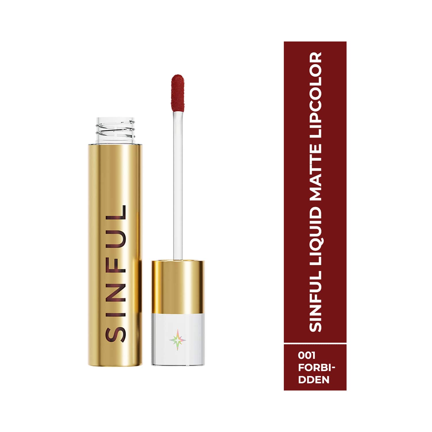 Colorbar | Colorbar Sinful Matte Liquid Lipstick - Forbidden (3 g)