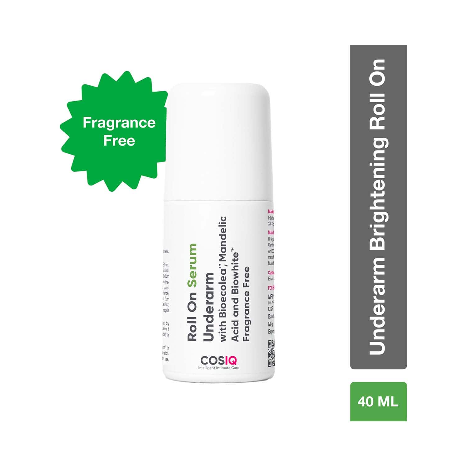 COSIQ | COSIQ Brightening Underarm Roll On Serum (40 ml)