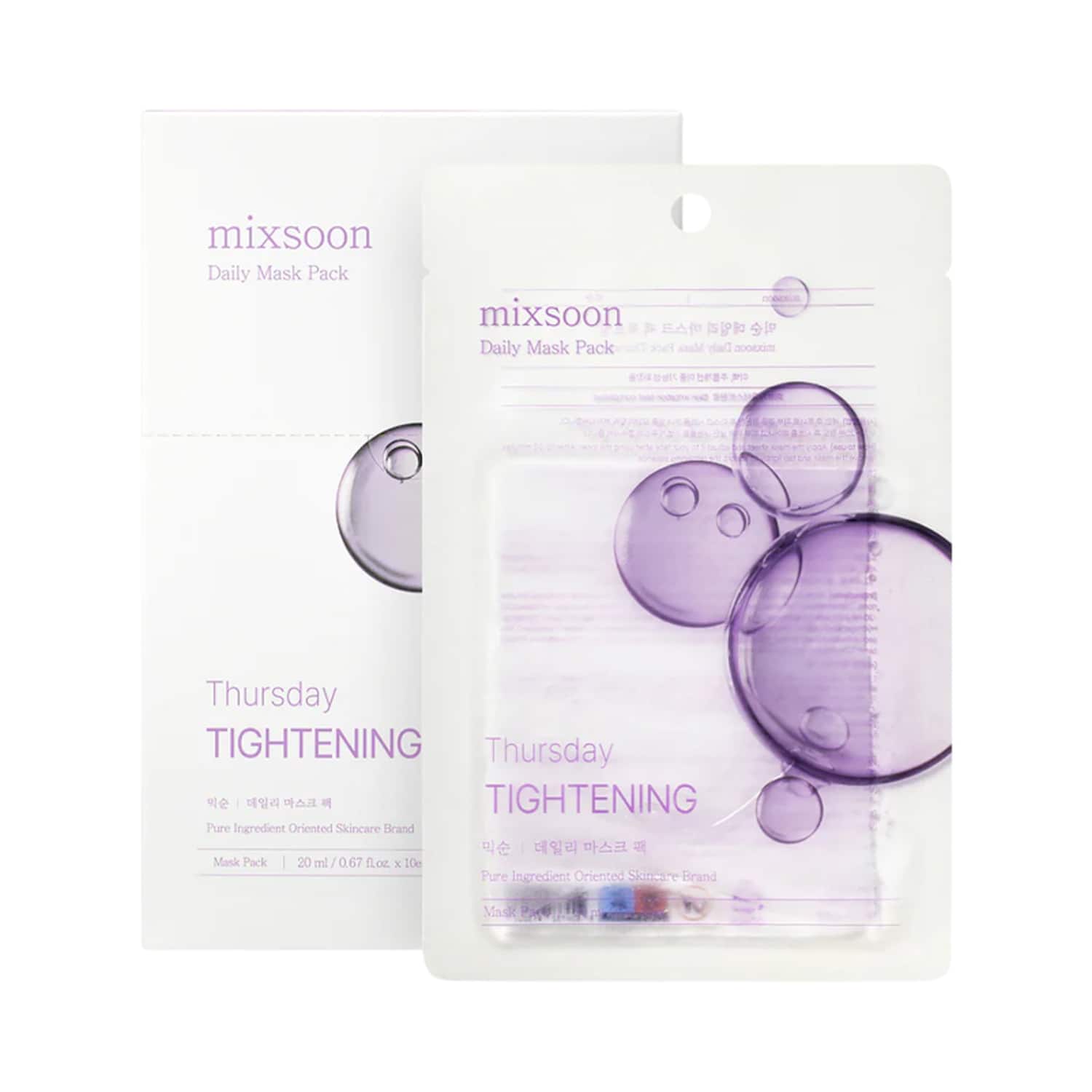Mixsoon | Mixsoon Daily Mask Pack Thursday (20 ml)