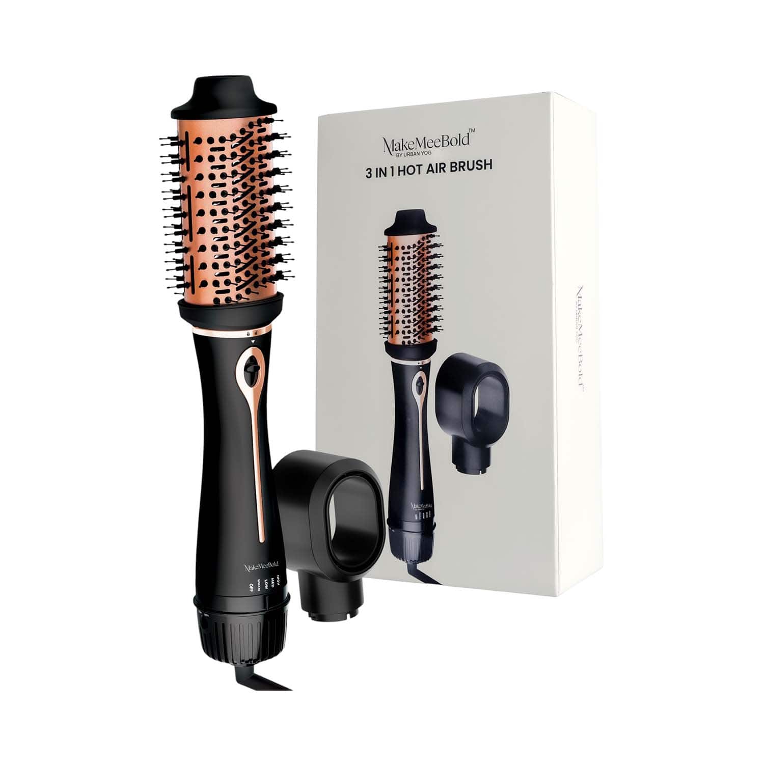 Urban Yog | Urban Yog Makemeebold 3-In-1 Hot Air Brush Hair Dryer