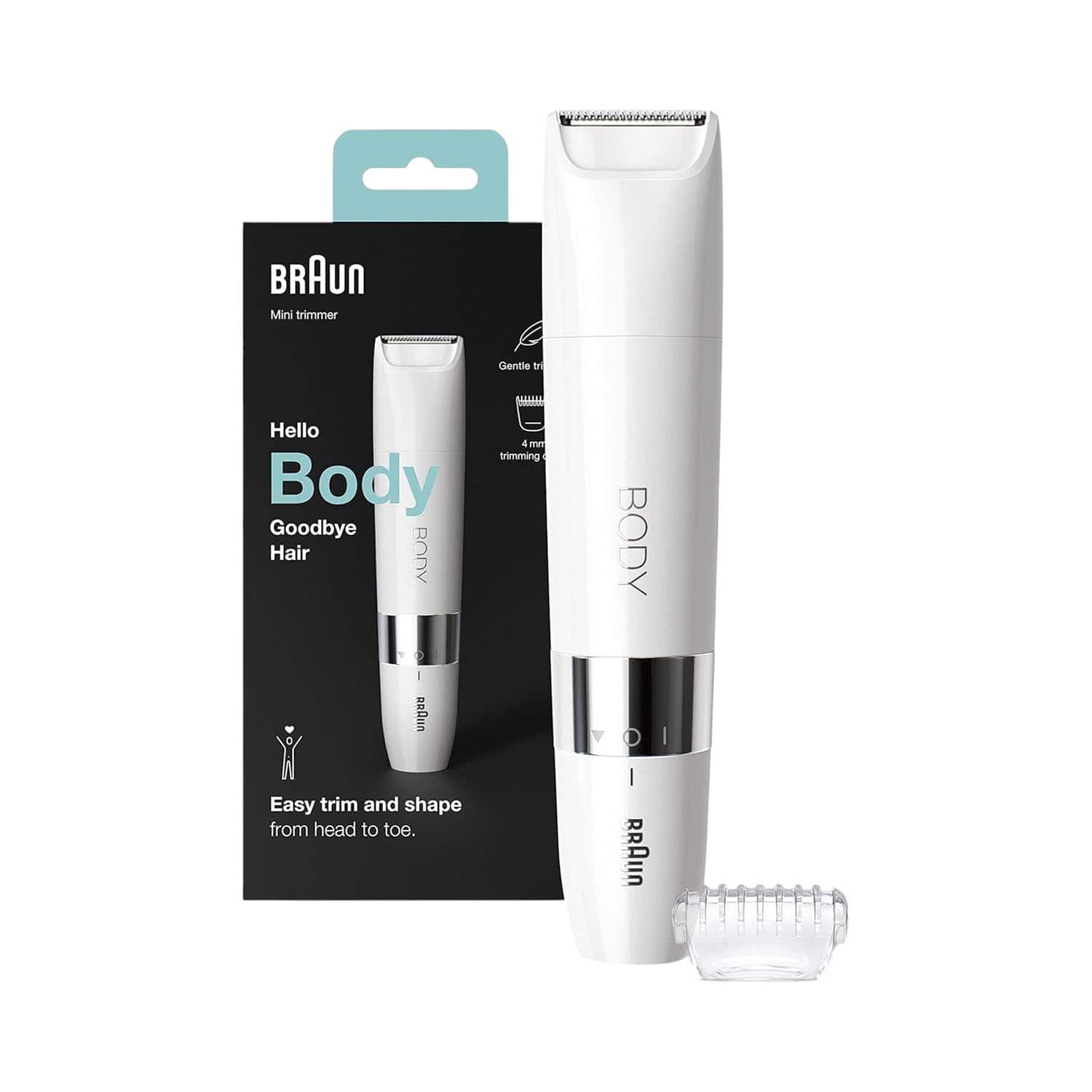 Braun | Braun Body Mini Trimmer Wet & Dry With Trimming Comb - BS 1000