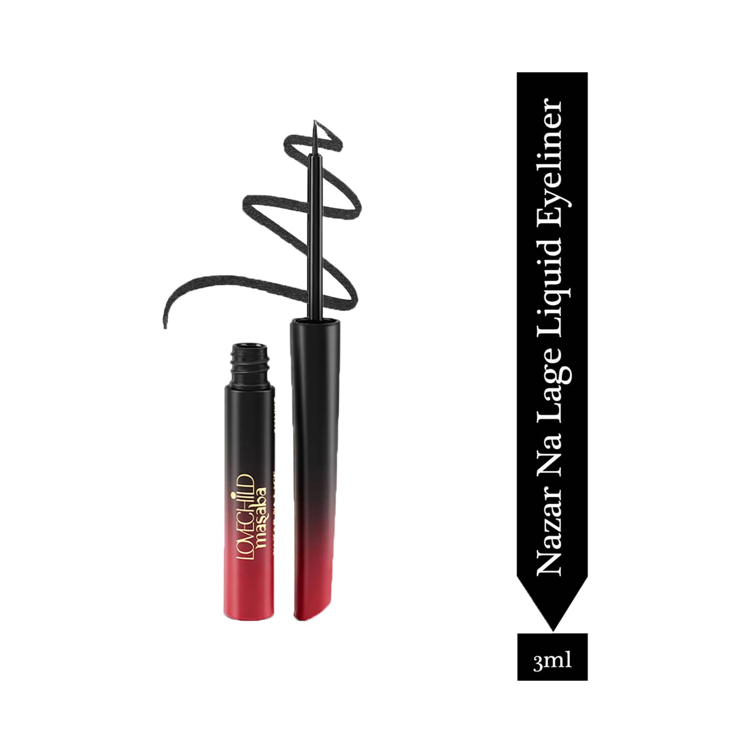 LoveChild Masaba | LoveChild Masaba Nazar Na Lage Gel Eyeliner - Intense Black (3 ml)
