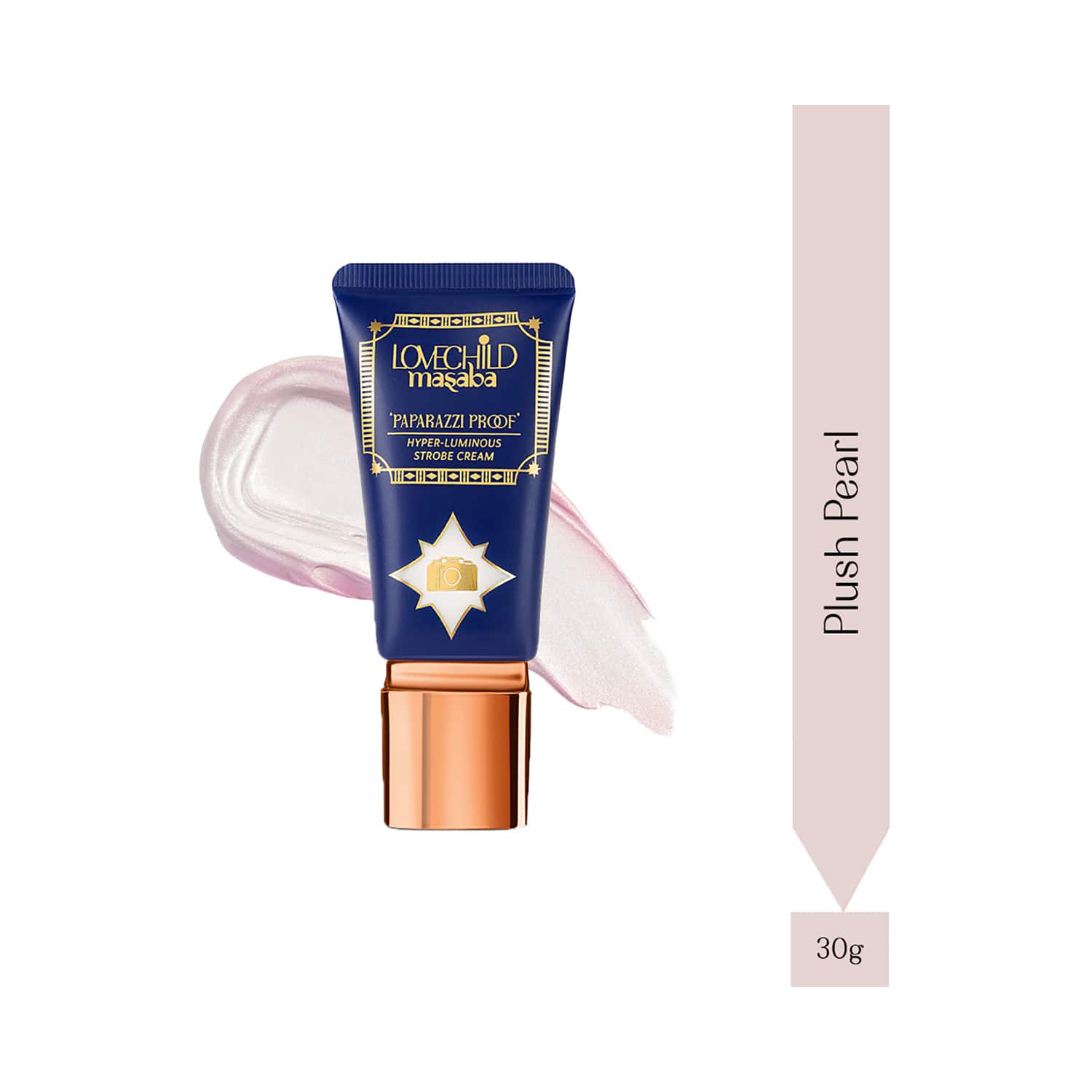 LoveChild Masaba | LoveChild Masaba Paparazzi Proof! Hyper-Luminous Strobe Cream - Plush Pearl (30 g)