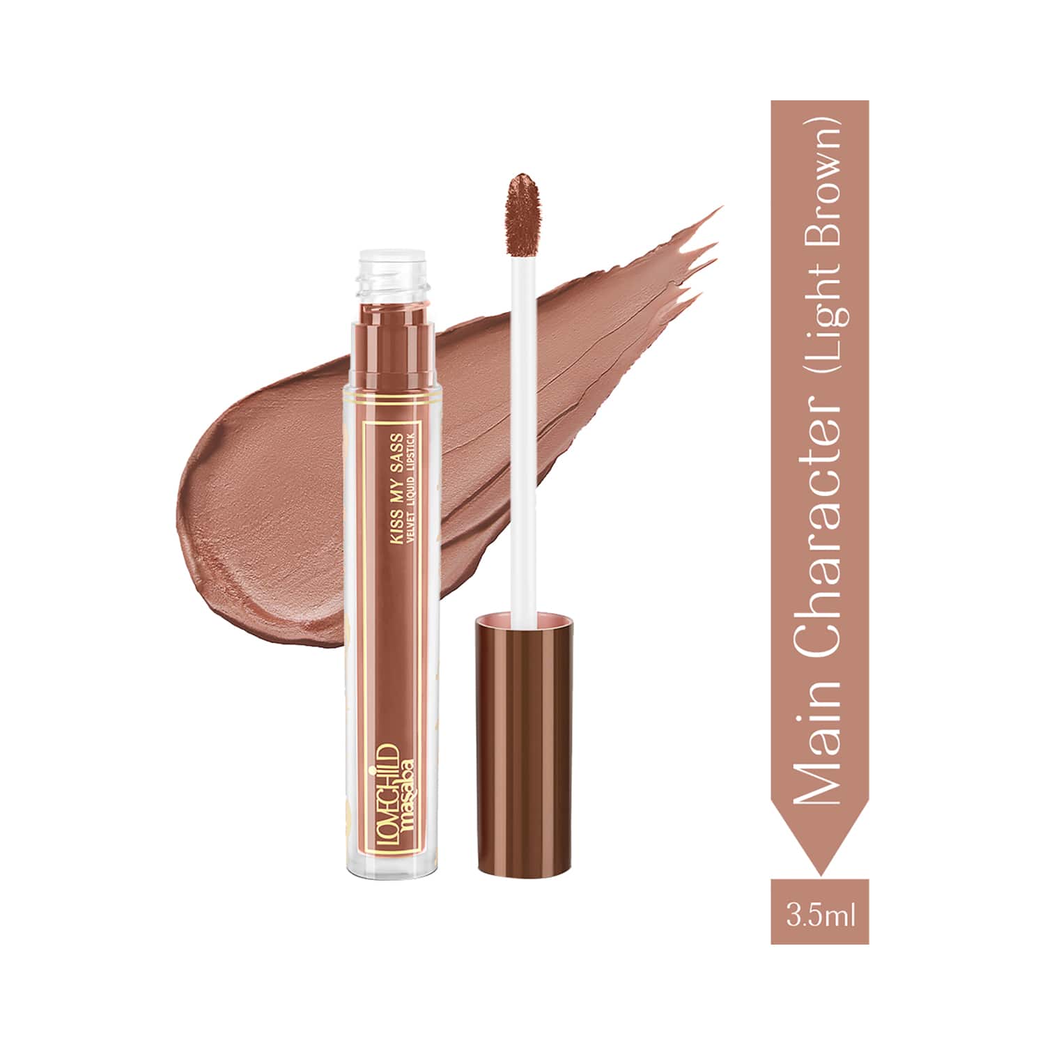 LoveChild Masaba | LoveChild Masaba Kiss My Sass Velvet Liquid Lipstick - Main Character (3.5 ml)