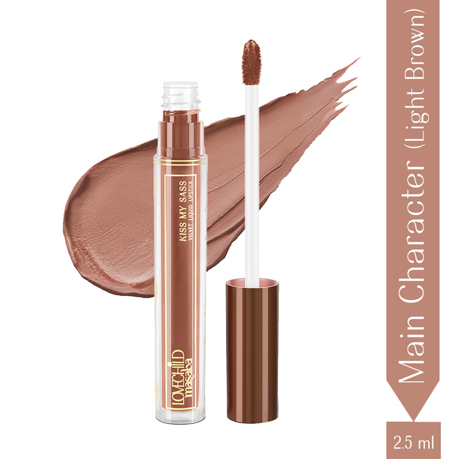 LoveChild Masaba | LoveChild Masaba Kiss My Sass Velvet Liquid Lipstick - Main Character (2.5 ml)