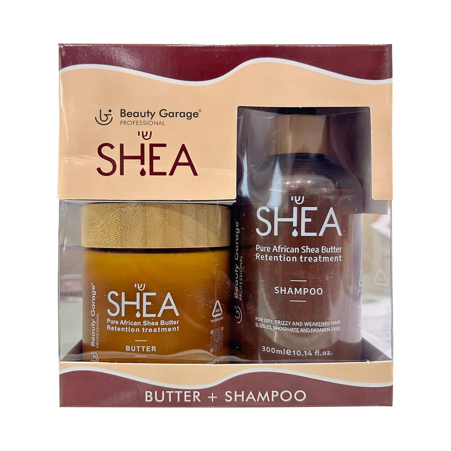 Beauty Garage | Beauty Garage Shea Retention Therapy Shampoo & Shea Butter Mask (2 pcs)