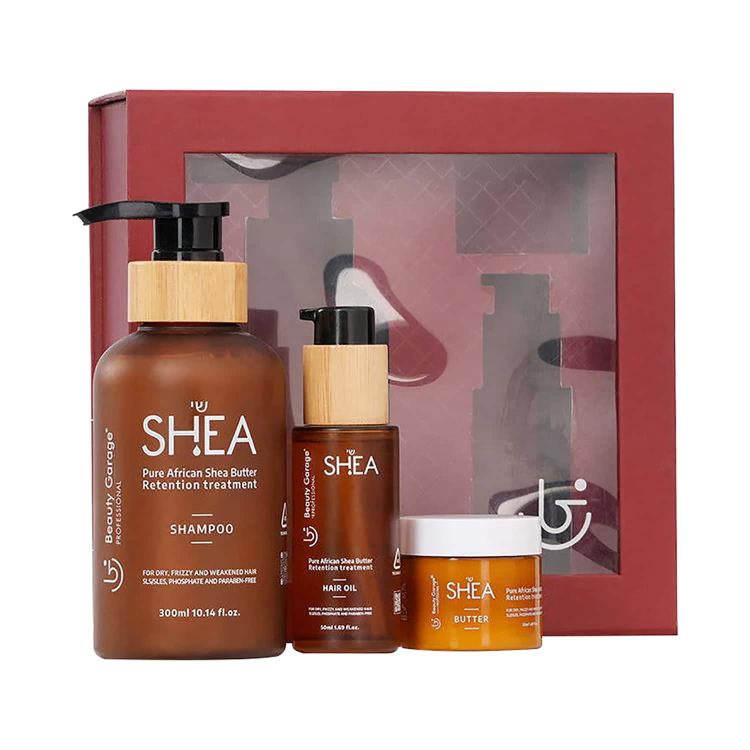 Beauty Garage | Beauty Garage Shea Set Shampoo Oil & Mask (3 pcs)