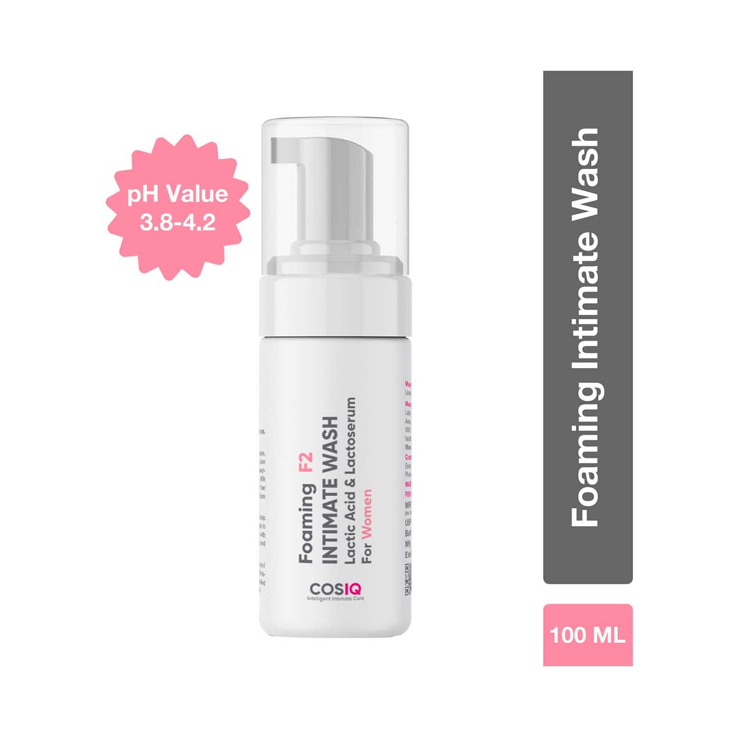 COSIQ | COSIQ Brightening Foaming F2 Intimate Wash for Women (100 ml)