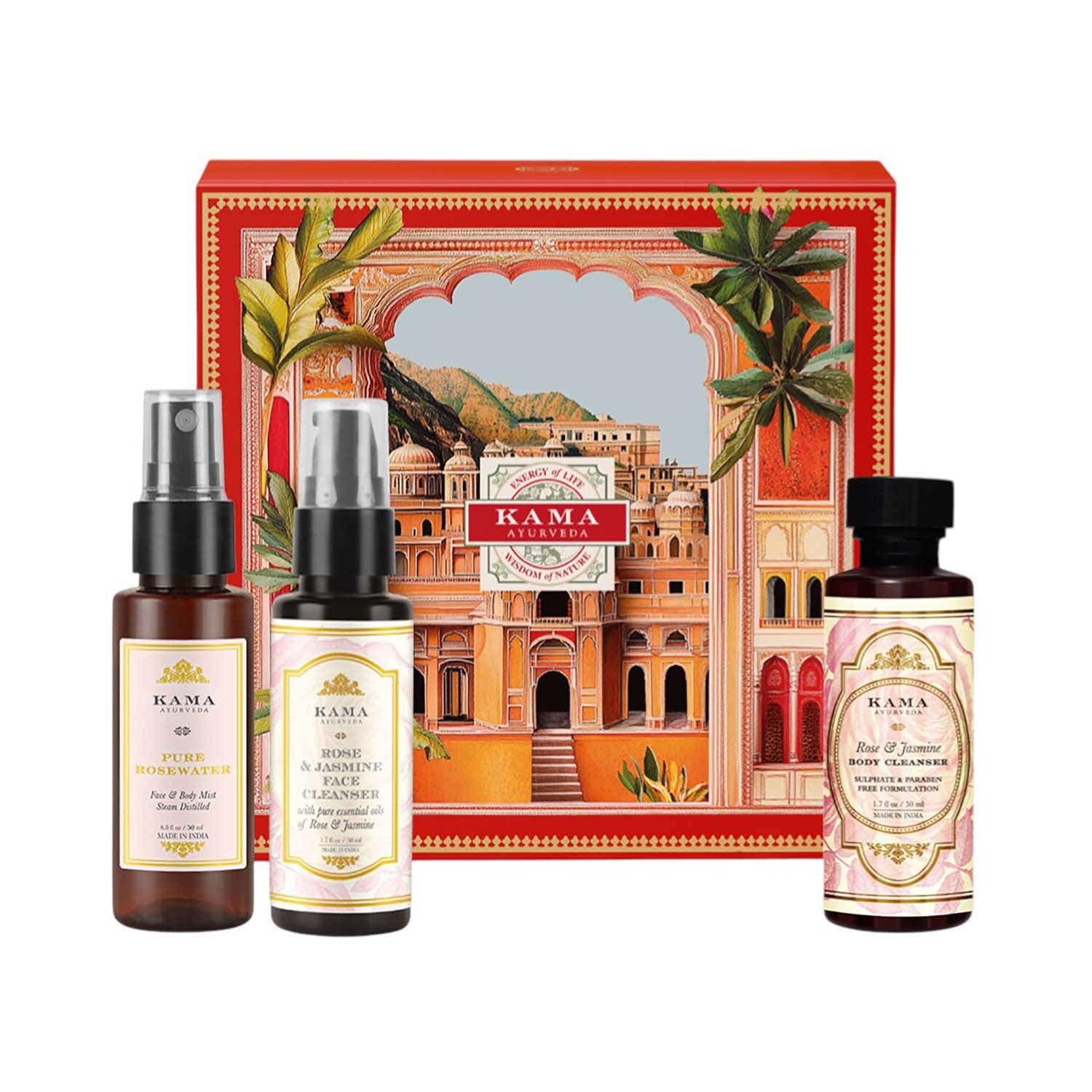 Buy Kama Ayurveda Rose Essential Gift Box Online at Best Price in