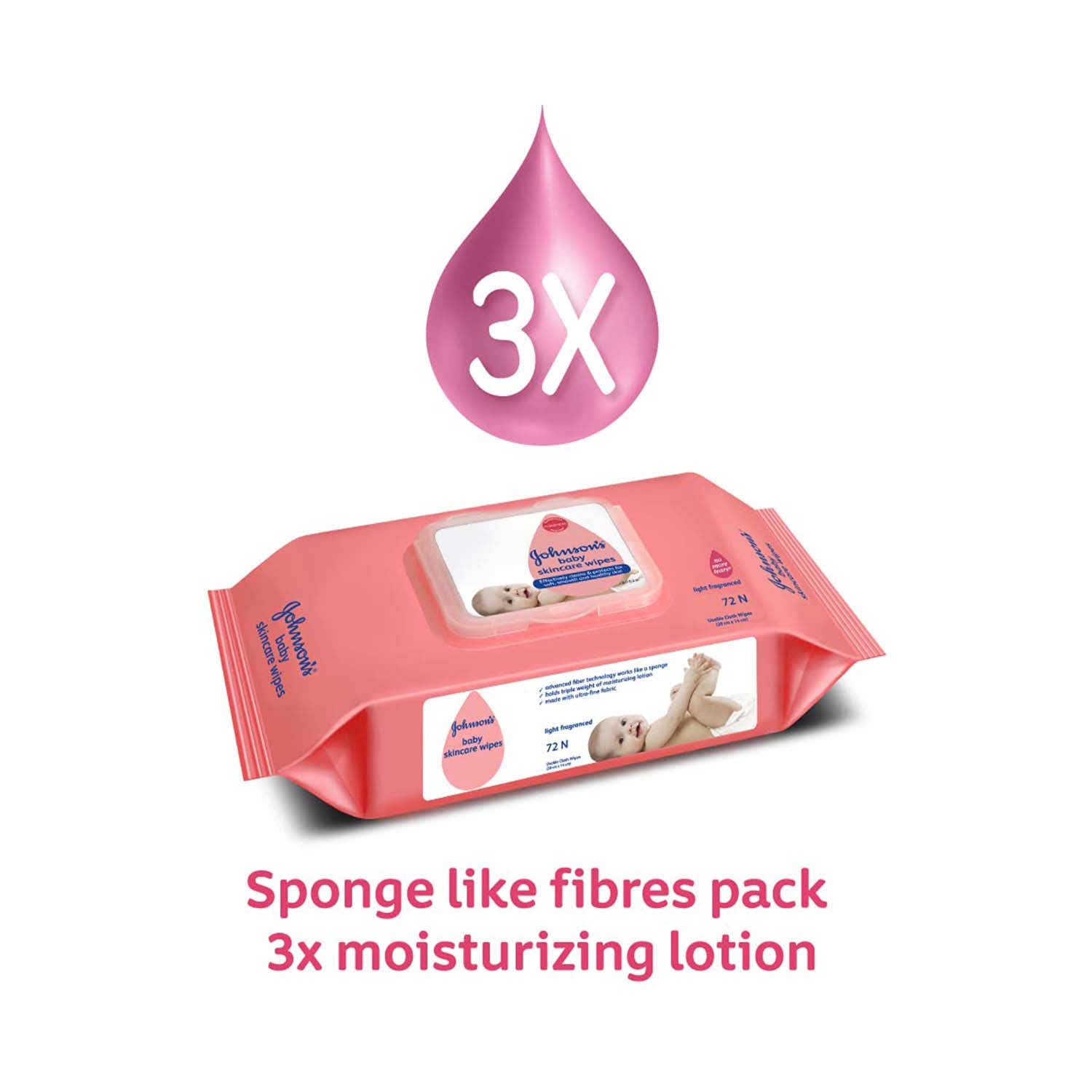 Buy Johnson's Baby Skincare Wipes (20 Pcs) Online at Best Price in