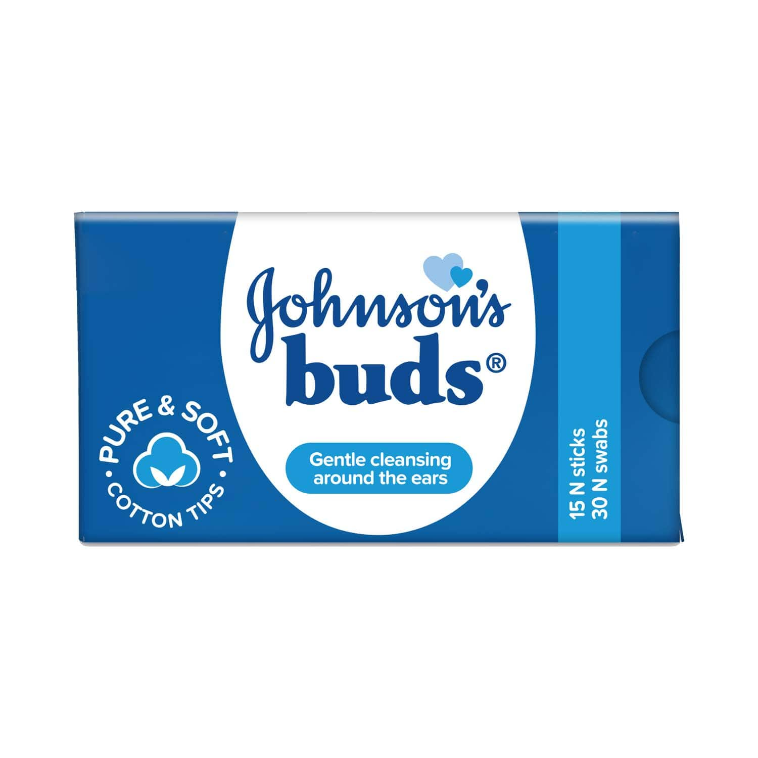 Johnson's Baby | Johnson's Baby Paper Cotton Buds 30 Swabs - (15 pcs)