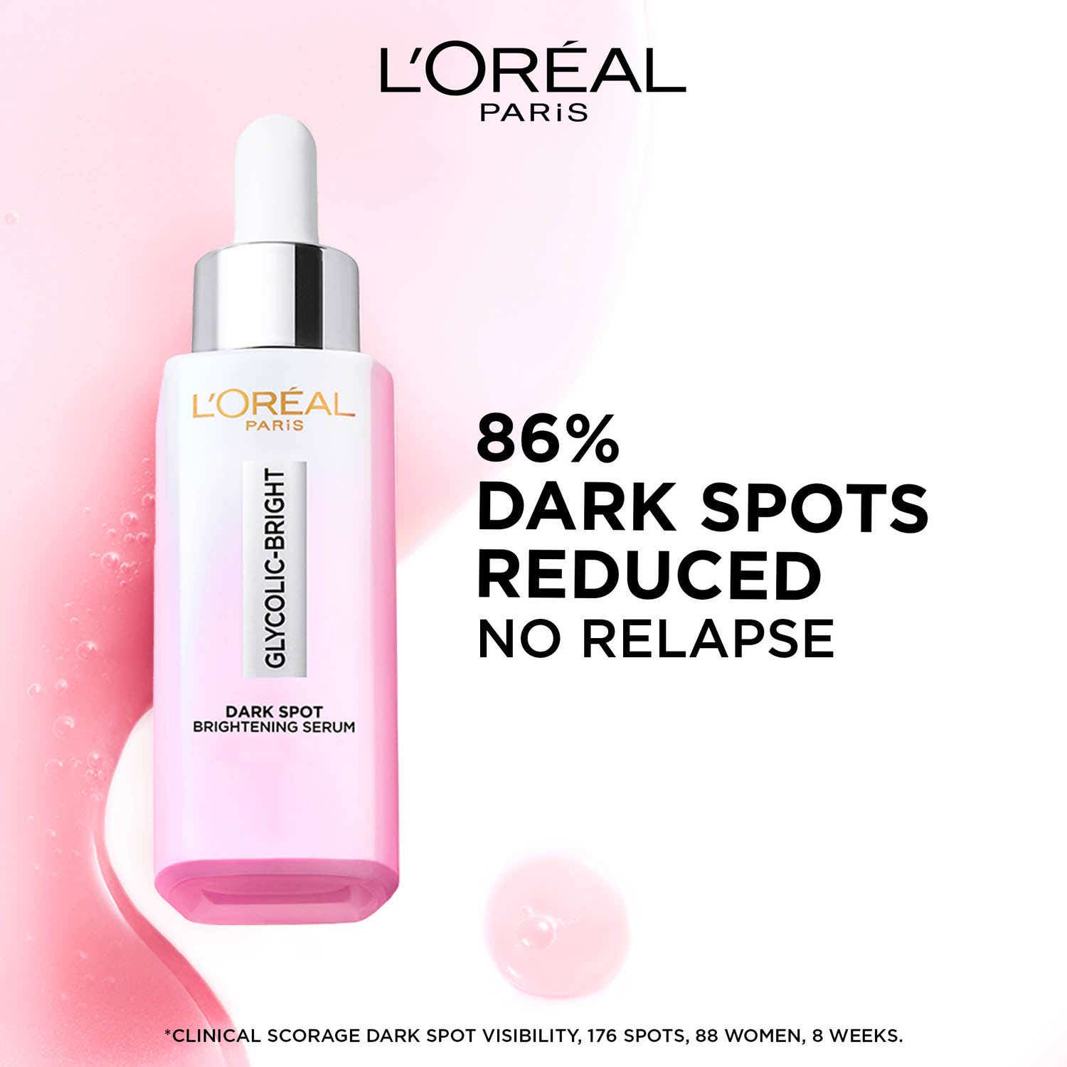 L'Oreal Paris | L'Oreal Paris Glycolic Bright Instant Glowing Serum 8% Glycolic Acid (30 ml)