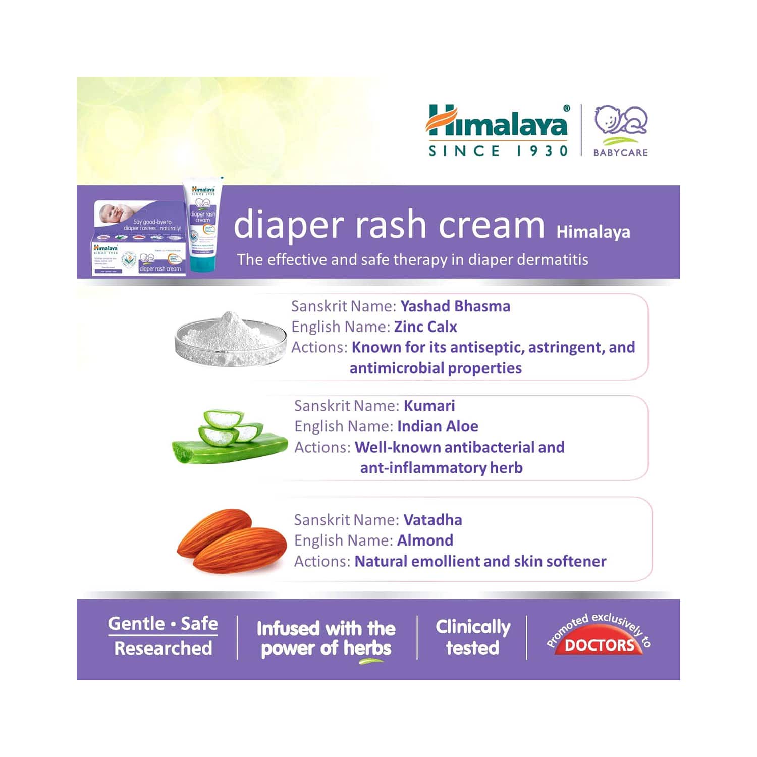 Johnson's baby diaper rash cream 20g discount