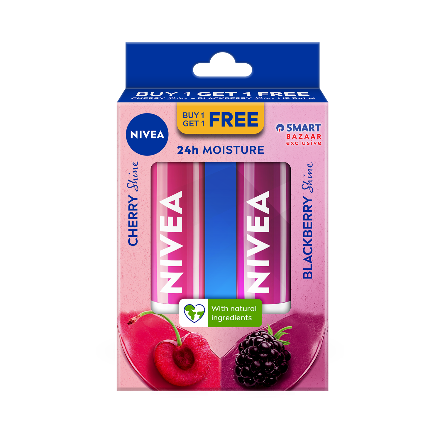 Nivea | Nivea Lip Care Bogo Lip Balm Kit - Cherry & Blackberry (2 Pcs)