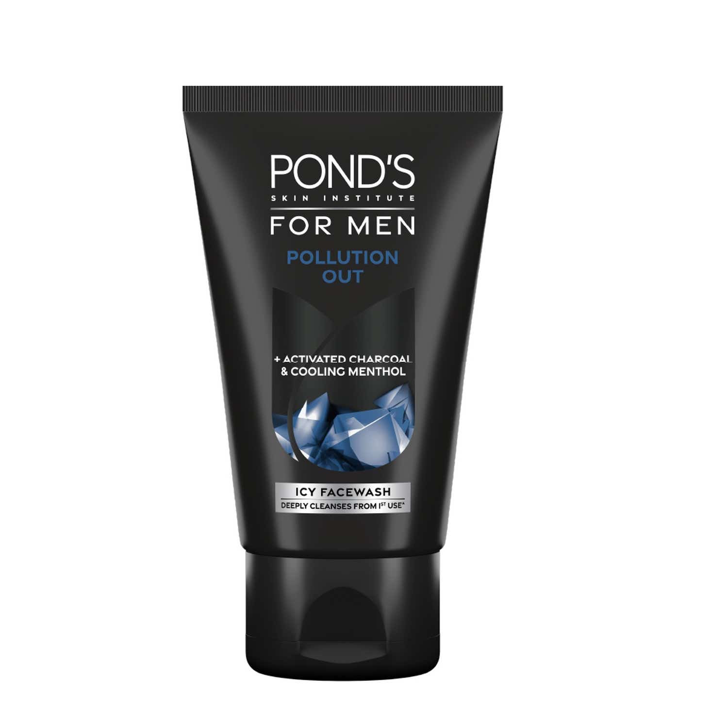 Pond's | Pond's Men Pollution Out Activated Charcoal Deep Clean Facewash - (50g)