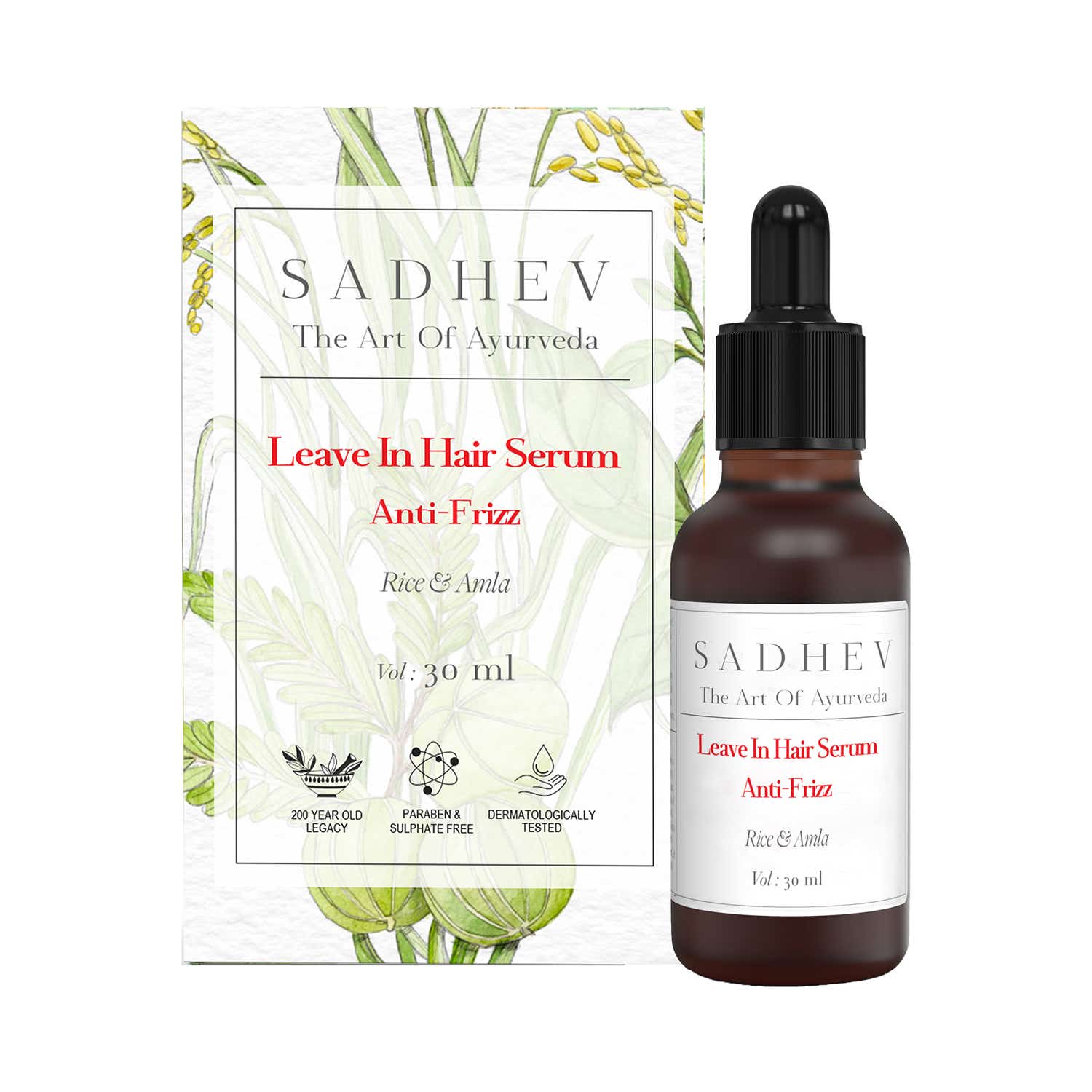 Sadhev | Sadhev Leave-In Anti-Frizz Hair Serum (30 ml)