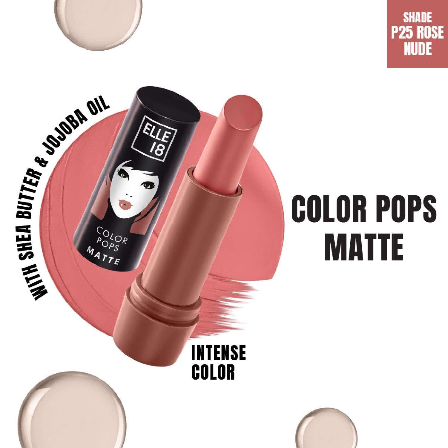 Elle 18 | Elle 18 Color Pop Matte Lip Color - P25 Rose Nude (4.3g)