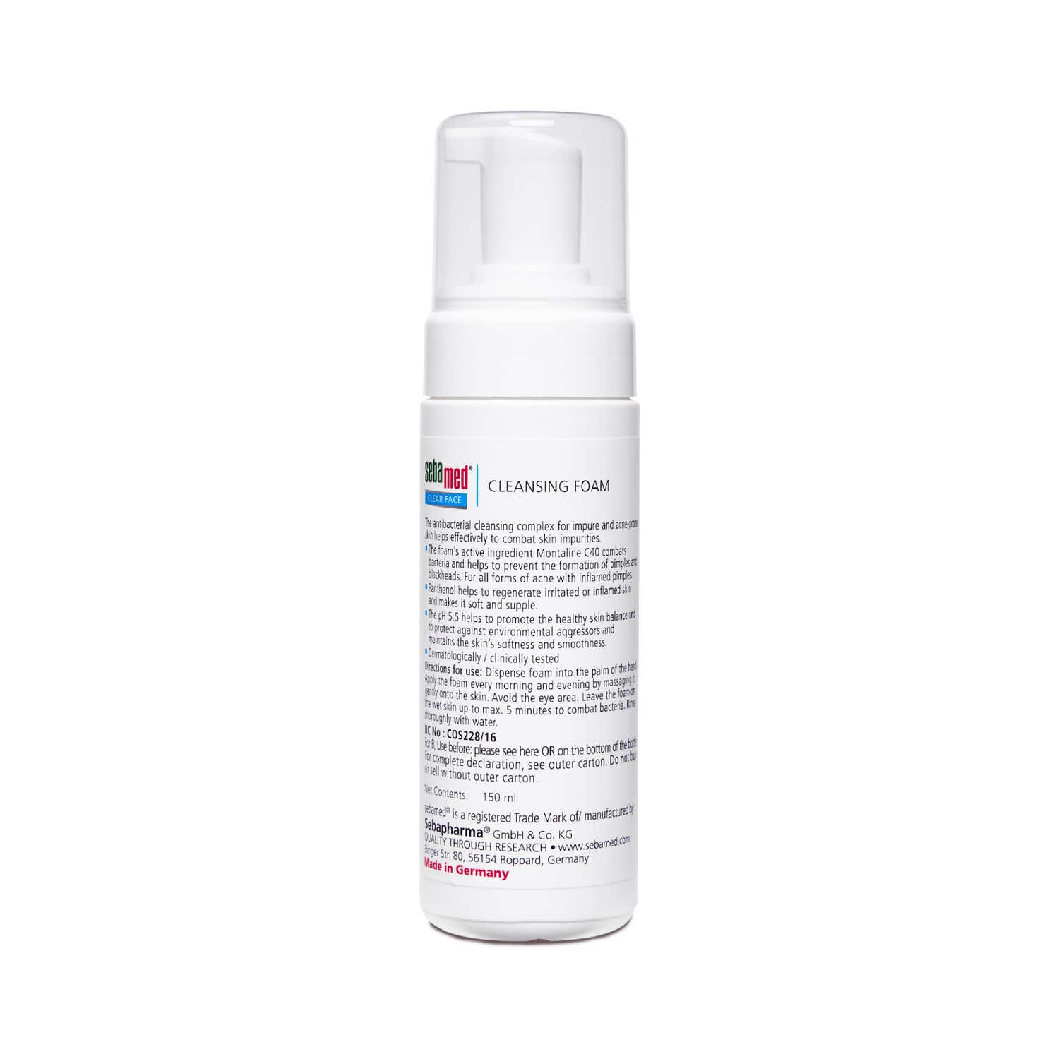 Sebamed Clear Face Cleansing Foam 150ml - Image 3