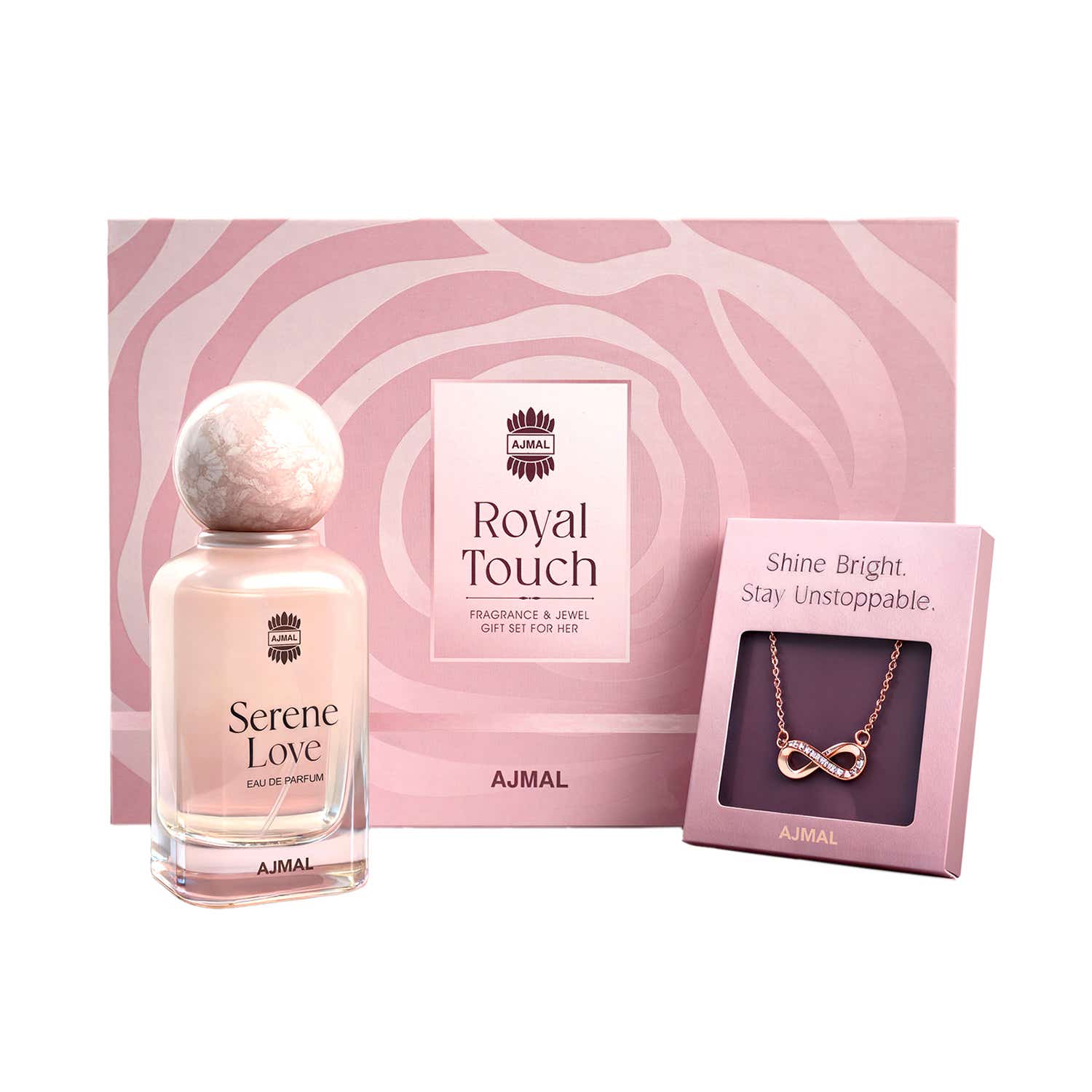 AJMAL | Ajmal Royal Touch Perfume Gift Set for Her with Jewel Premium Long lasting Eau De Parfum (65 ml)