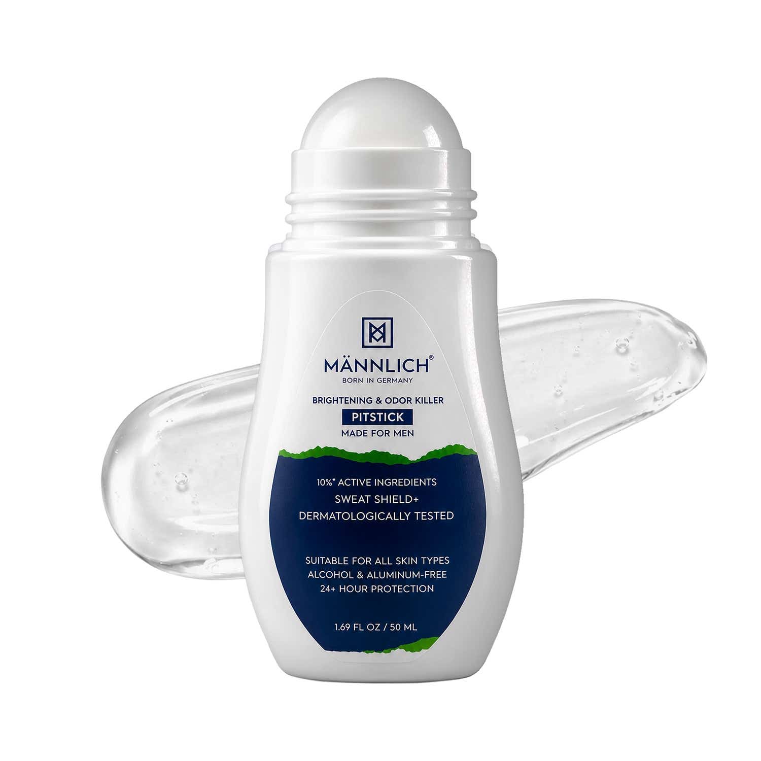 Mannlich | Mannlich Pitstick Underarm Roll On for Men (50 ml)