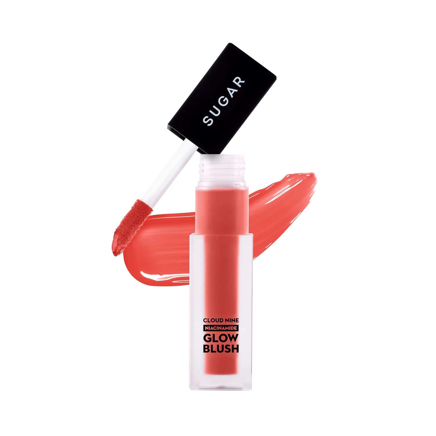 SUGAR Cosmetics | SUGAR Cosmetics Cloud Nine Niacinamide Glow Blush - 02 Peachy Parade (7.6 ml)