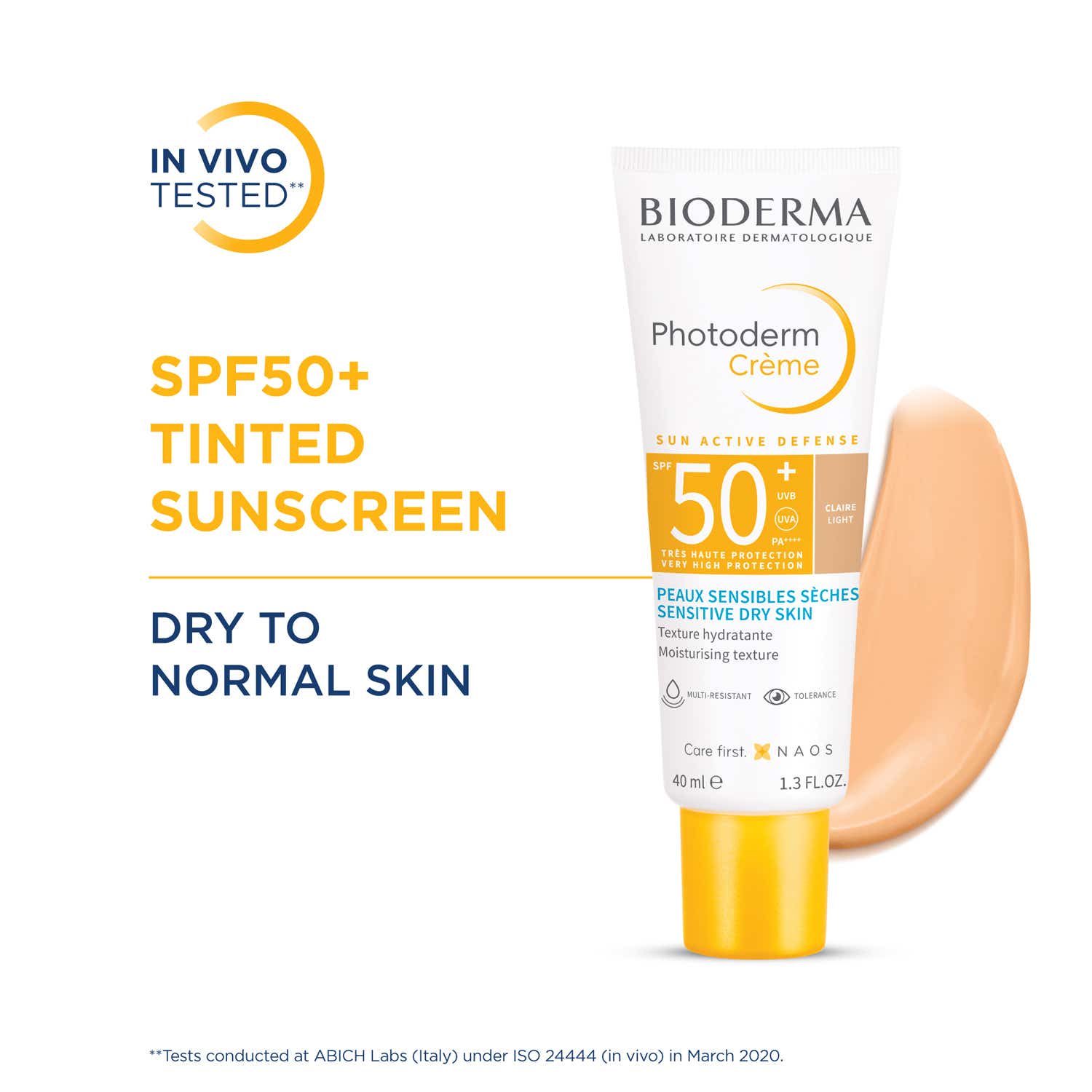 Bioderma | Bioderma Photoderm Creme Teinte Claire SPF50+ (40ml)