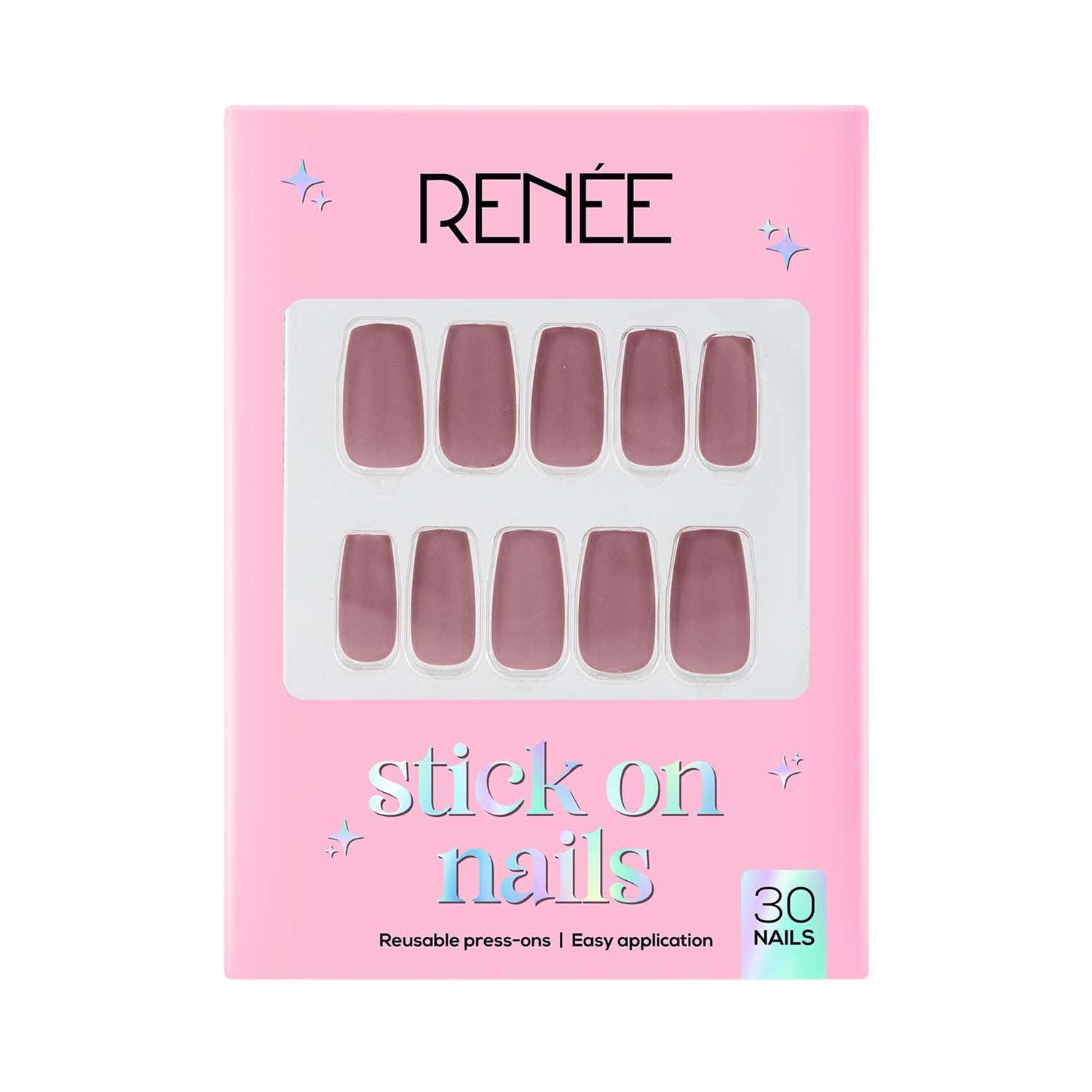 RENEE | Renee Stick On Nails - Matte Nails 11 (Pack of 30)