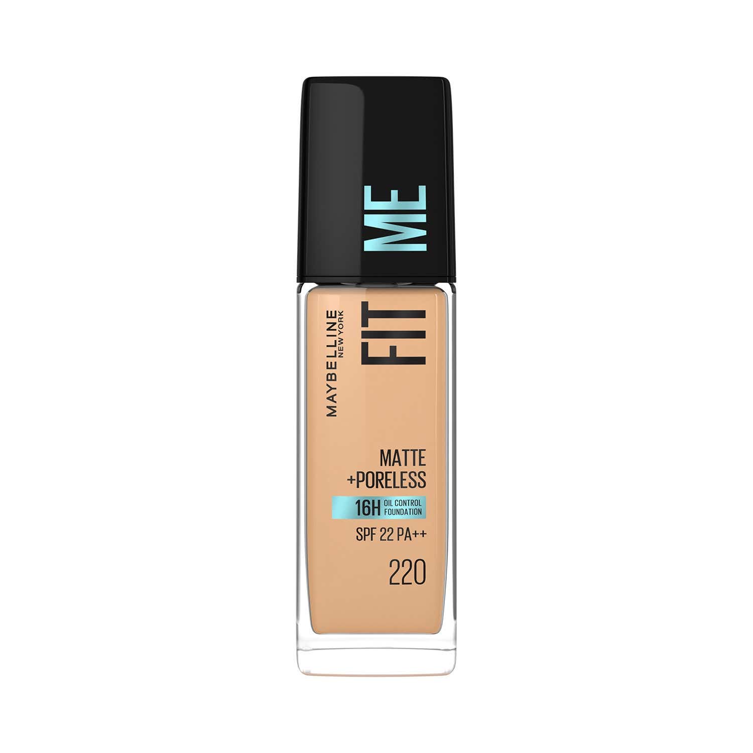 Maybelline New York | Maybelline New York Fit Me Matte + Poreless Liquid Foundation - 220 Natural Beige (30ml)