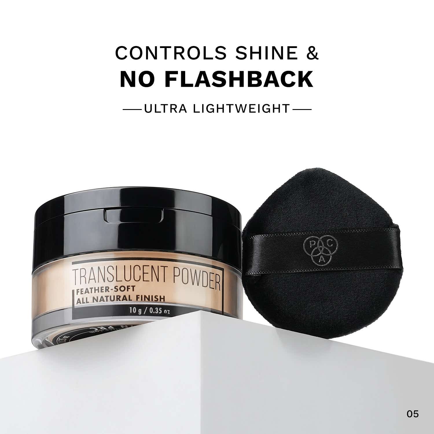 PAC | PAC Translucent Powder Controls Shine Prevents Flashbacks Lightweight - 05 (10 g)