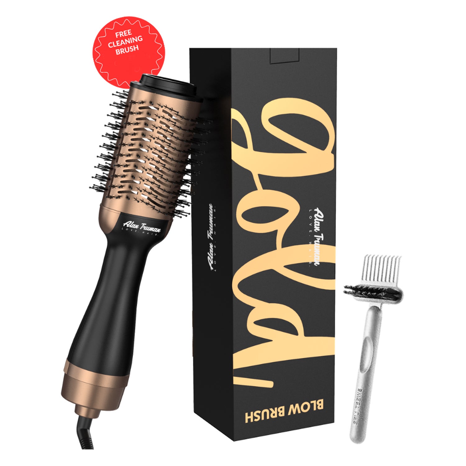 Alan Truman | Alan Truman The Blow Brush - Gold Ceramic (1 Pc)