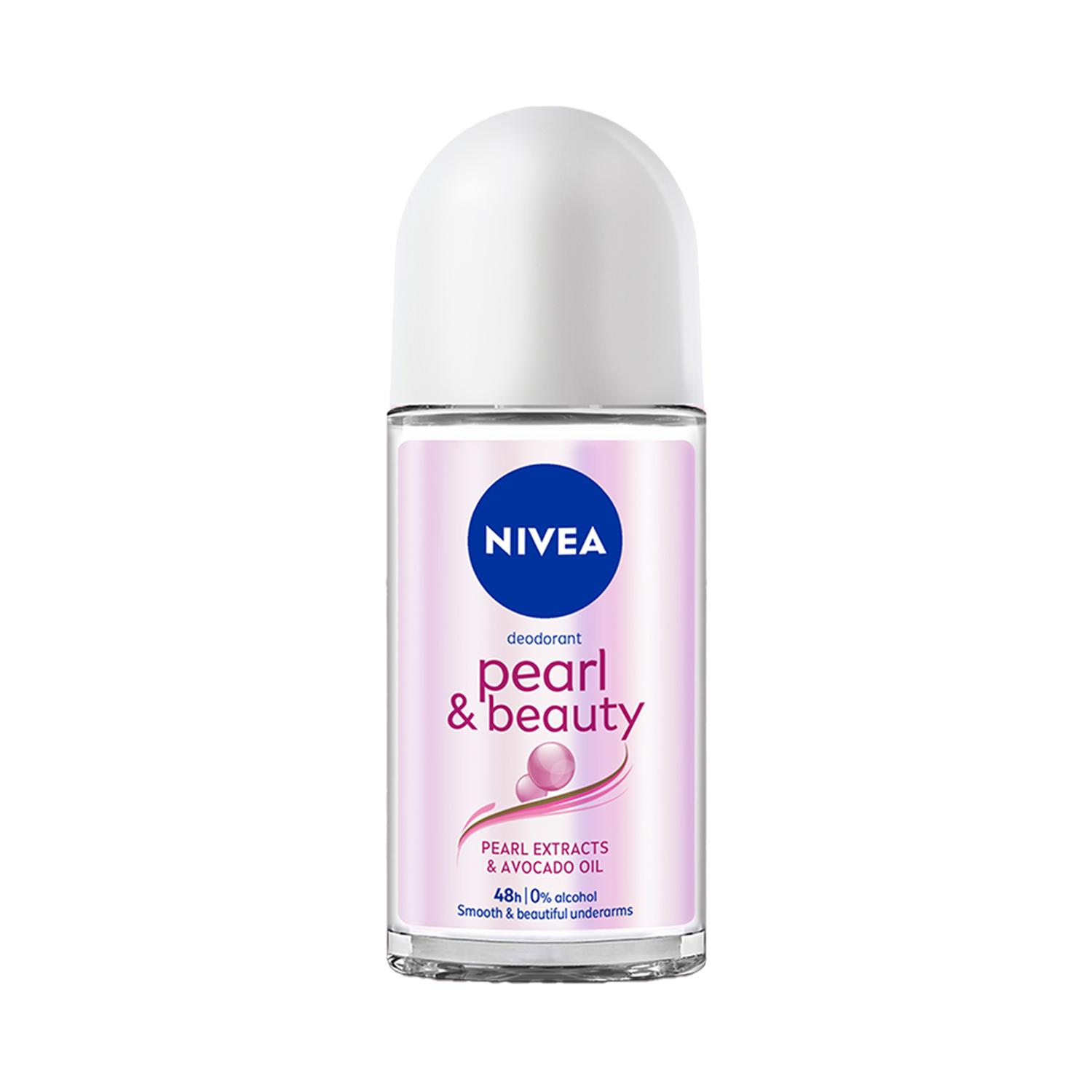 Nivea | Nivea Women Pearl & Beauty Deodorant Roll On 48H Protection (50ml)