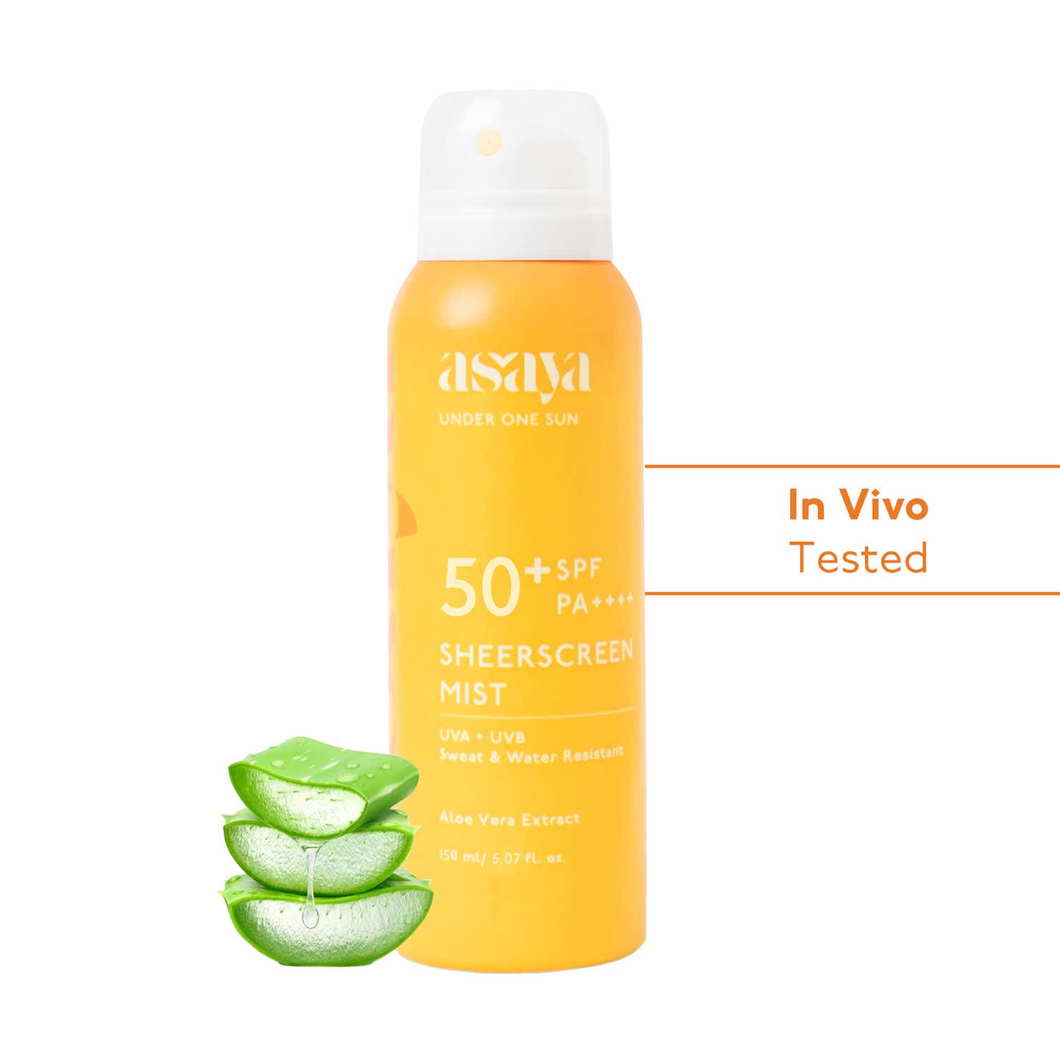 Asaya | Asaya Under One Sun Sheerscreen Mist SPF 50 (100 ml)