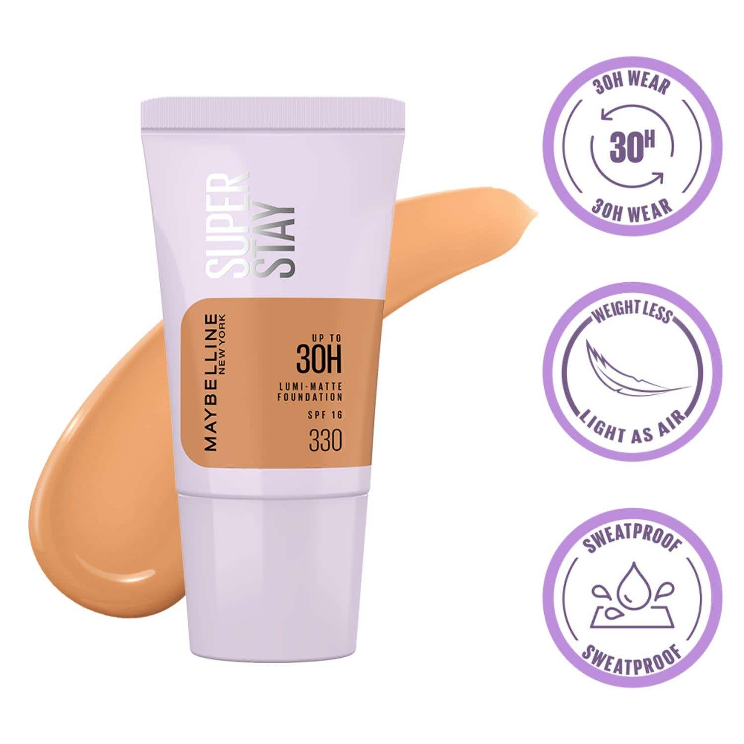Maybelline New York | Maybelline New York Super Stay Lumi Matte Liquid Foundation - 330 (18 ml)