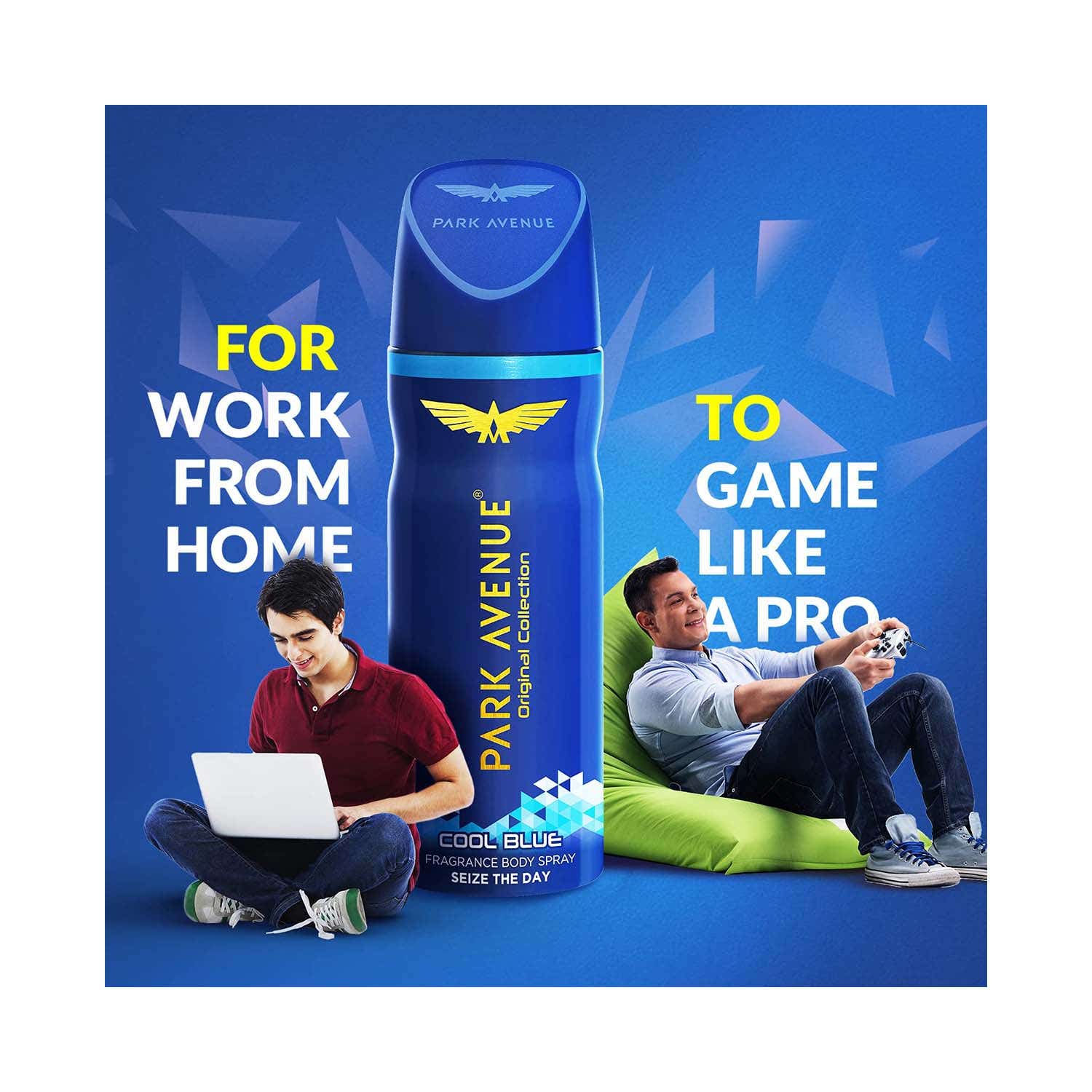 Buy Park Avenue Cool Blue Deodorant Body Spray (150ml) Online at