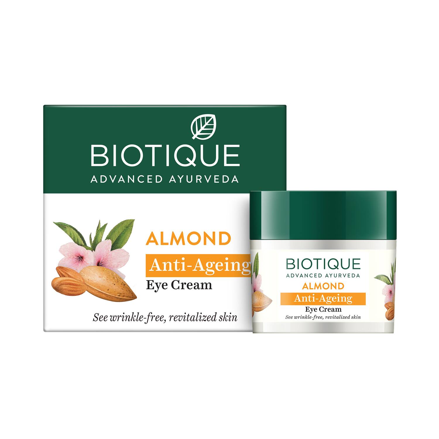 Biotique | Biotique Bio Almond Anti-Ageing Eye Cream (15g)