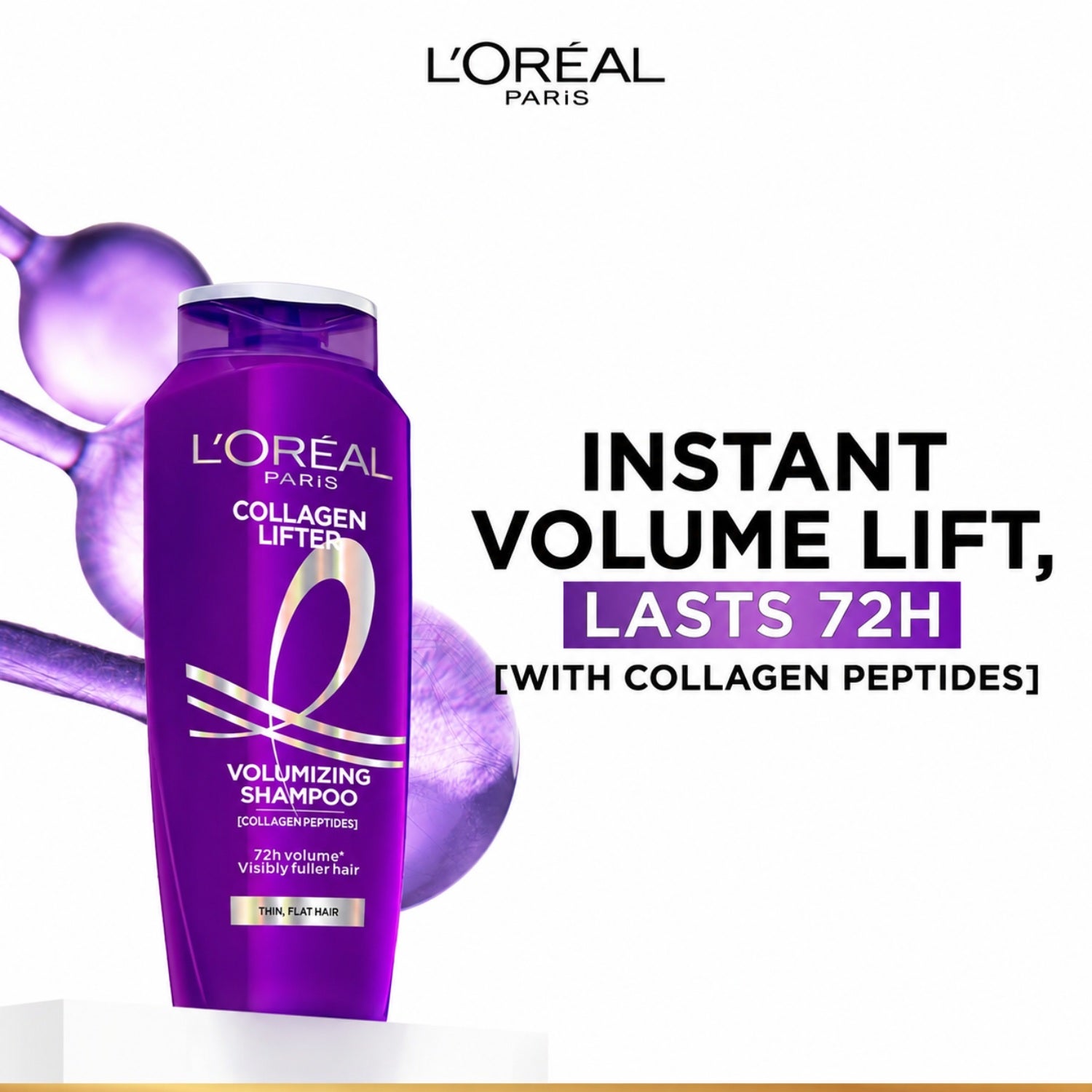 L'Oreal Paris | L'Oreal Paris Collagen Lifter Volumizing Shampoo (340 ml)