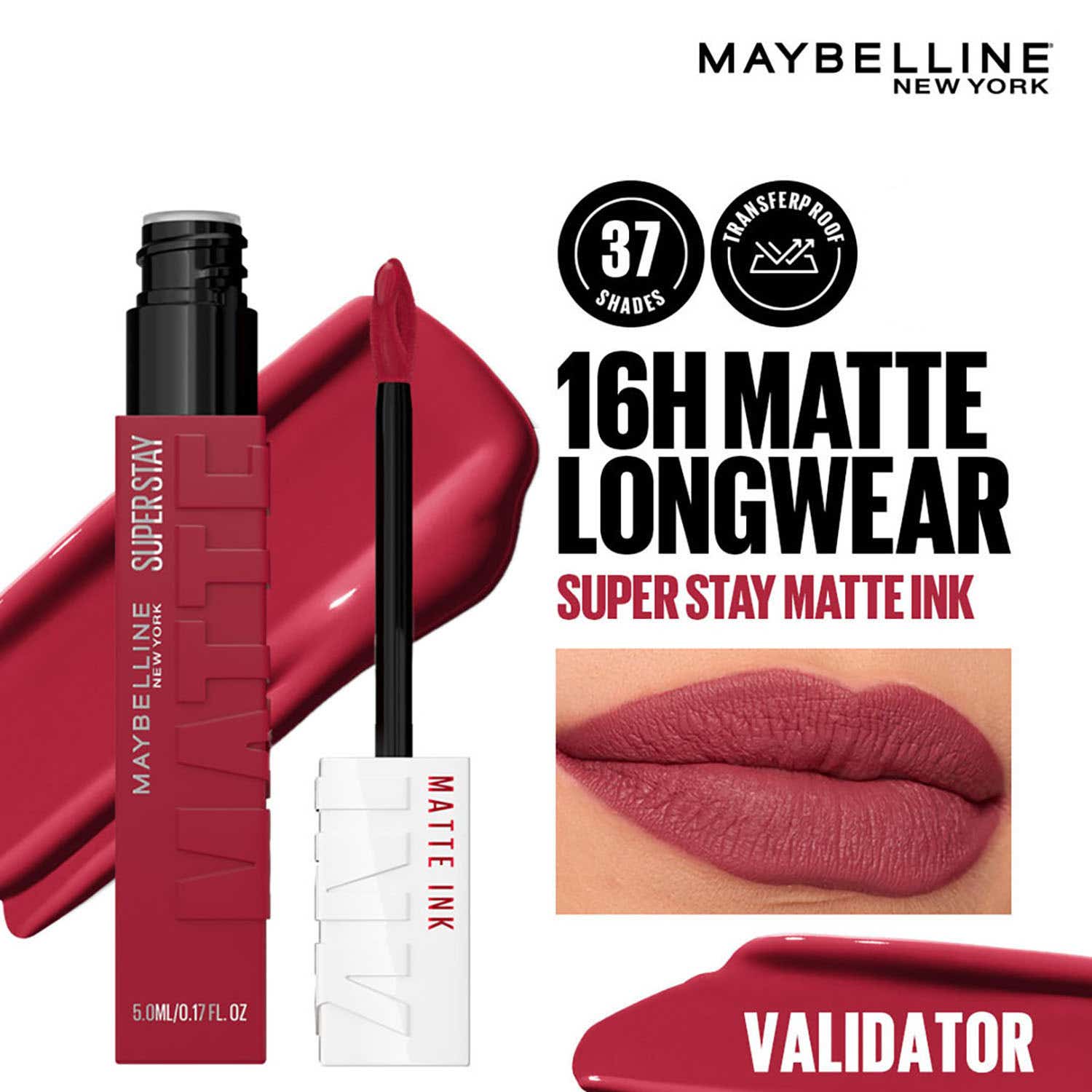 Maybelline New York | Maybelline New York Super Stay Matte Ink Liquid Lipstick - Validator (5 ml)