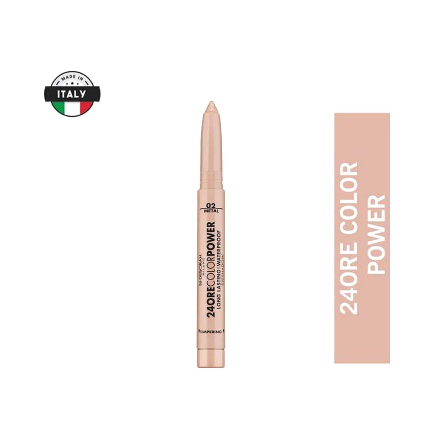 Deborah Milano | Deborah Milano 24Ore Color Power Long Lasting & Waterproof Eyeshadow Stick - 02 Light Gold (1.4g)