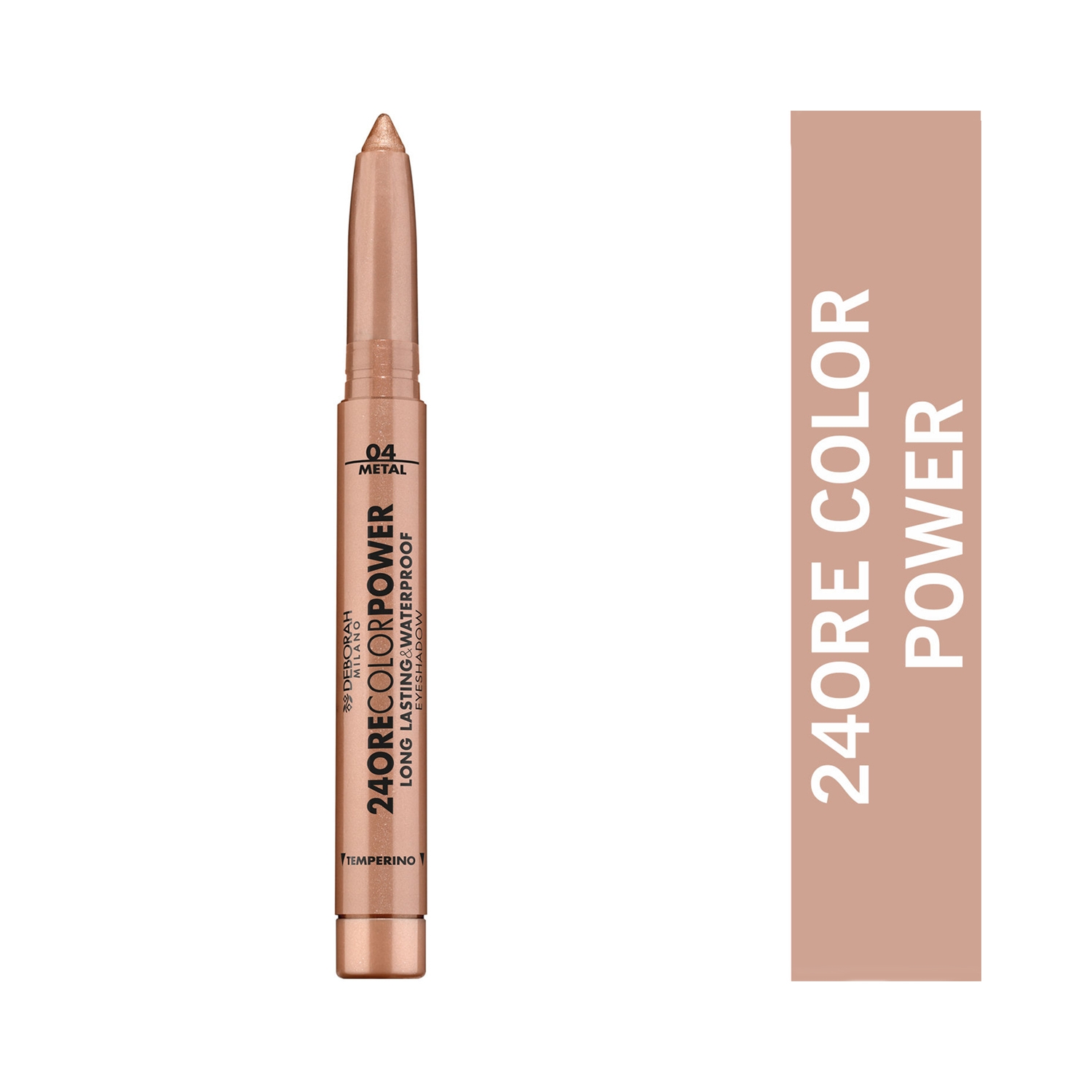 Deborah Milano | Deborah Milano 24Ore Color Power Long Lasting & Waterproof Eyeshadow Stick - 04 Warm Brown (1.4g)