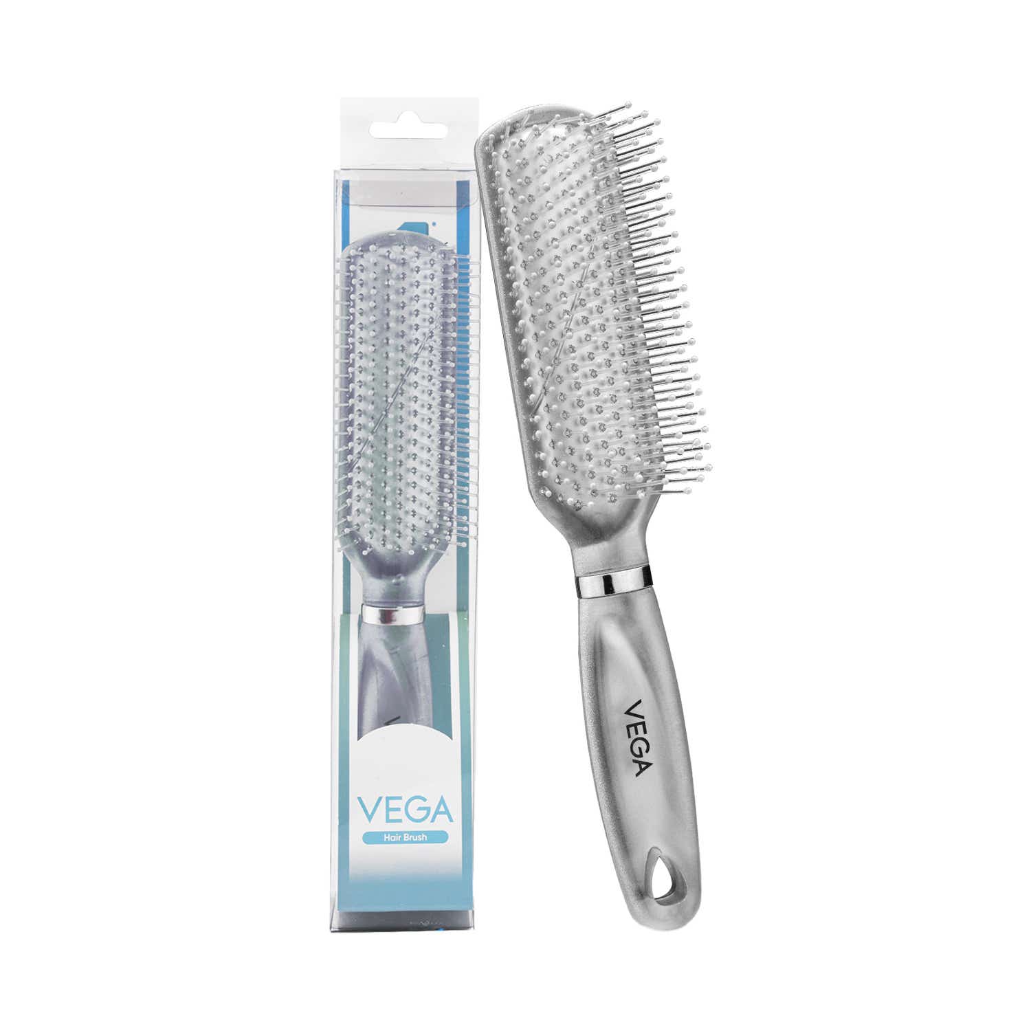 Vega | Vega Flat Hair Brush for Women & Men Detangling Brush for Reducing Breakage Daily Styling (R8-FBS)