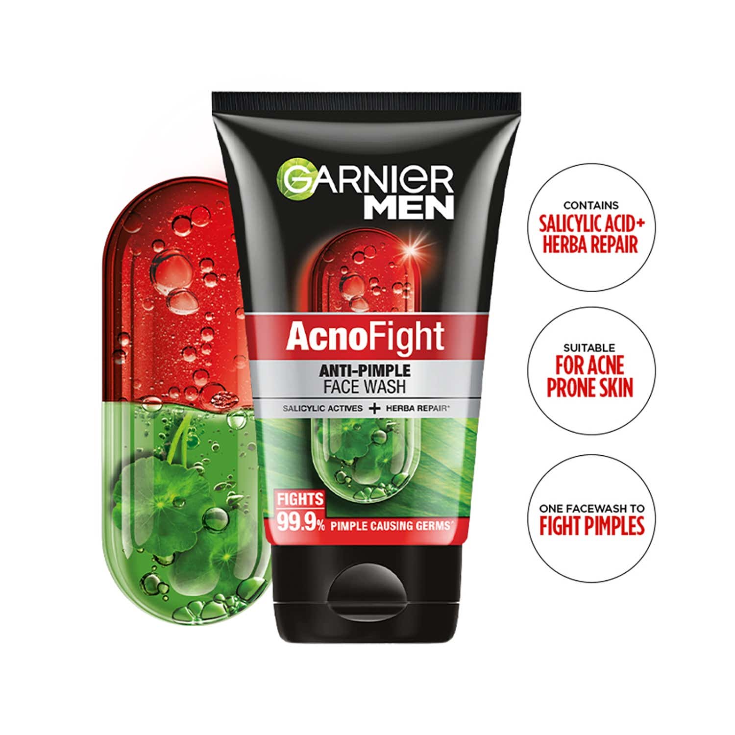 Garnier | Garnier Men Acno Fight Anti-Pimple Face Wash (100g)