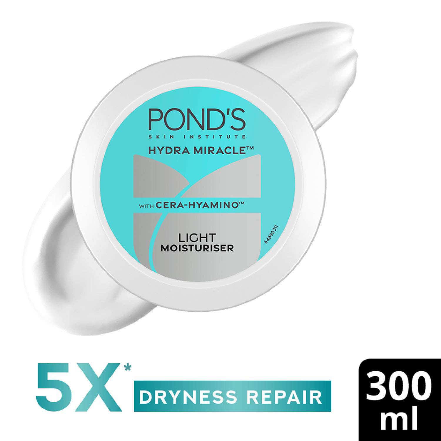 Pond's | POND'S Light Moisturiser with Cera-Hyamino for 5X Dryness Repair for Soft Smooth Skin (300 ml)