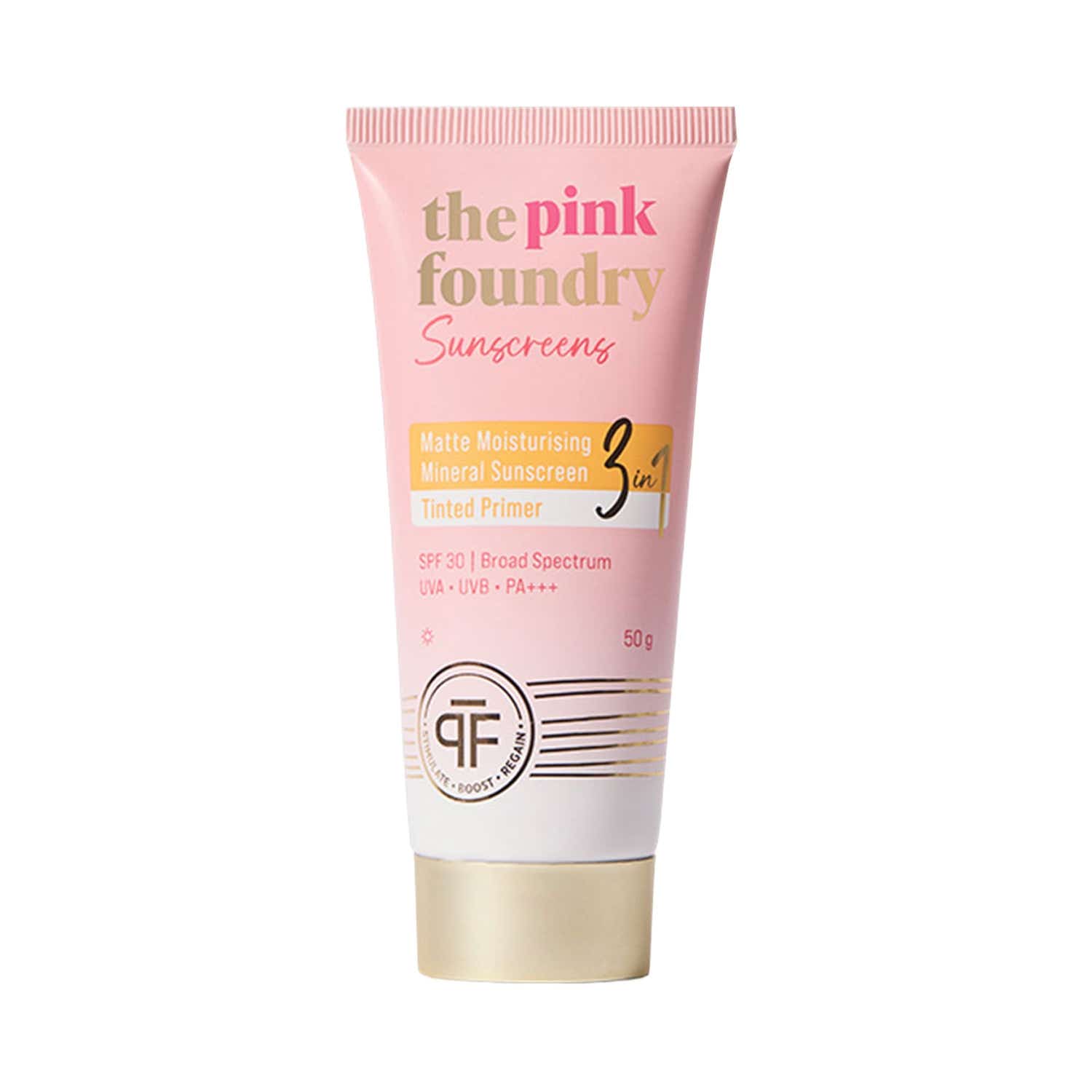 The Pink Foundry | The Pink Foundry Matte Moisturising Mineral Sunscreen (50g)