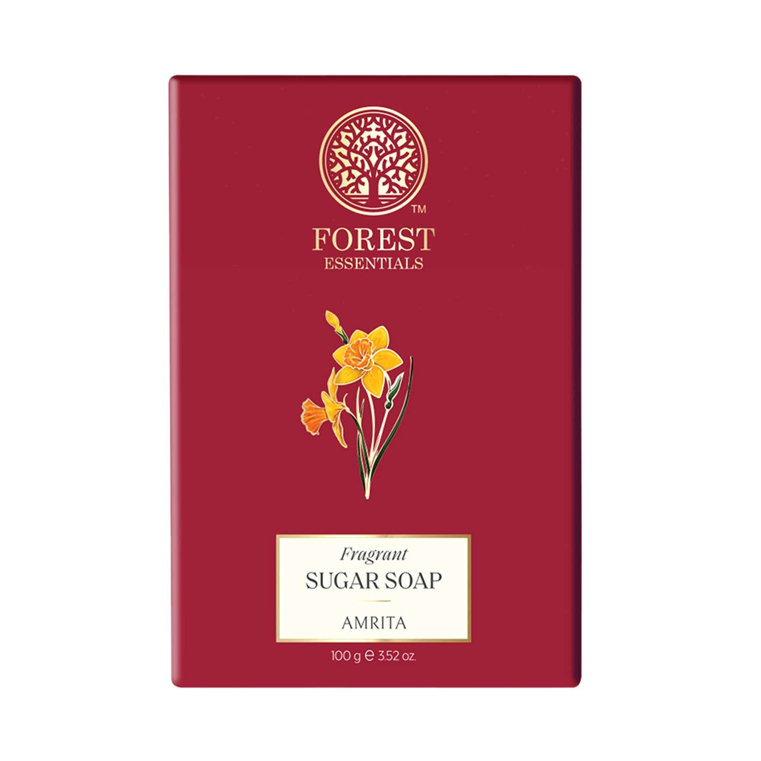 Forest Essentials | Forest Essentials Nargis Luxury Sugar Ayurvedic Luxury Handmade Soap (100g)