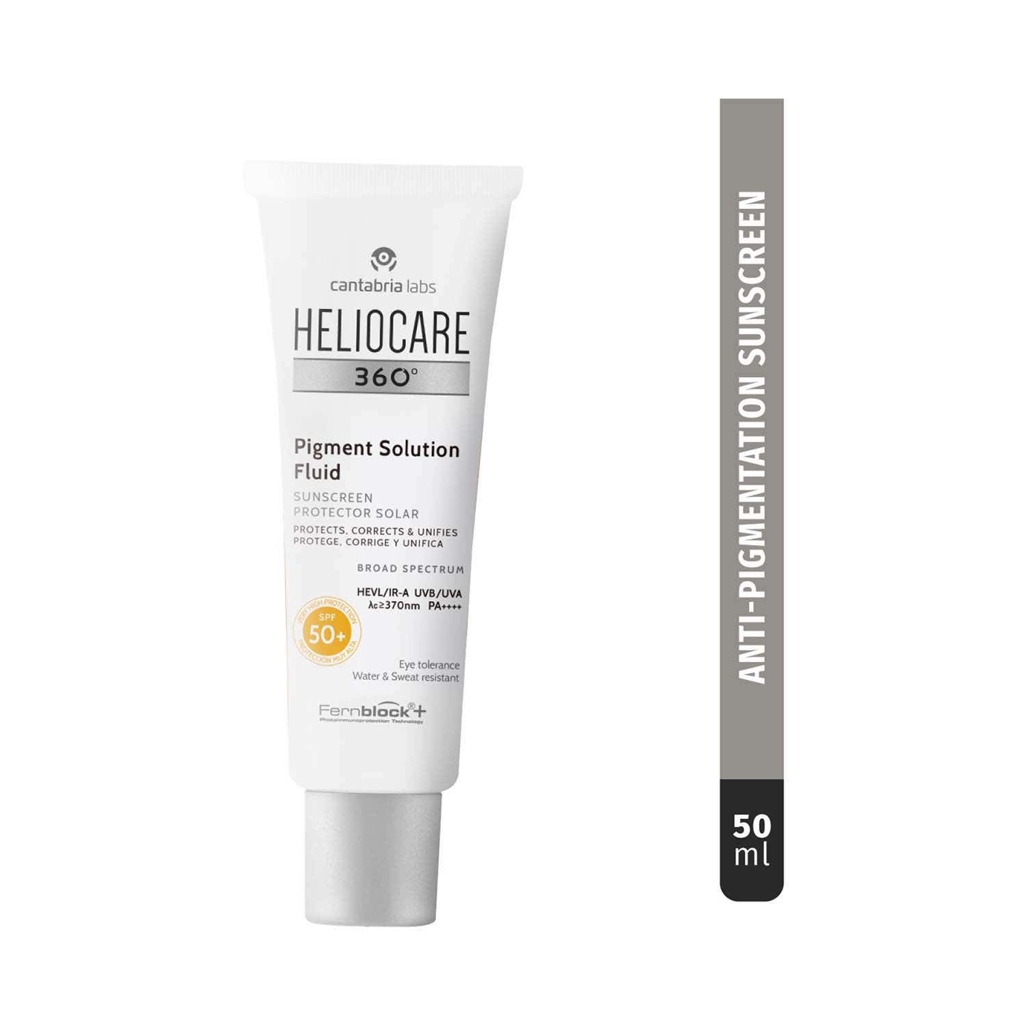 HELIOCARE | Heliocare 360 Pigment Solution  Fluid SPF 50+ PA++++ Sunscreen (50 ml)