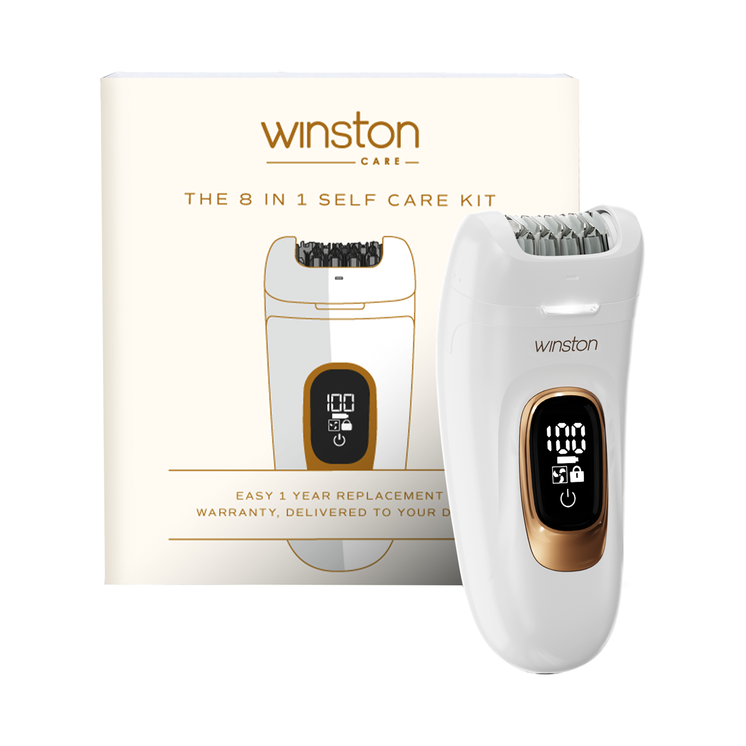 WINSTON | Winston Ultimate 8-in-1 Rechargeable Self-Care Grooming Kit for Women