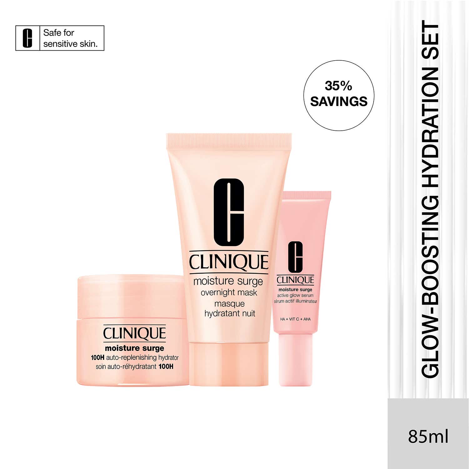 CLINIQUE | CLINIQUE Day And Night Moisture Surge Skincare Set (4 pcs)