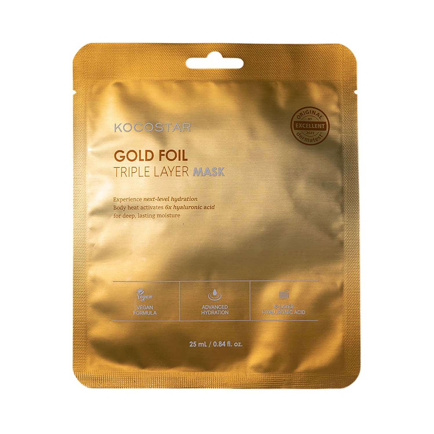 KOCOSTAR | KOCOSTAR Gold Foil Triple Layer Mask (25 g)