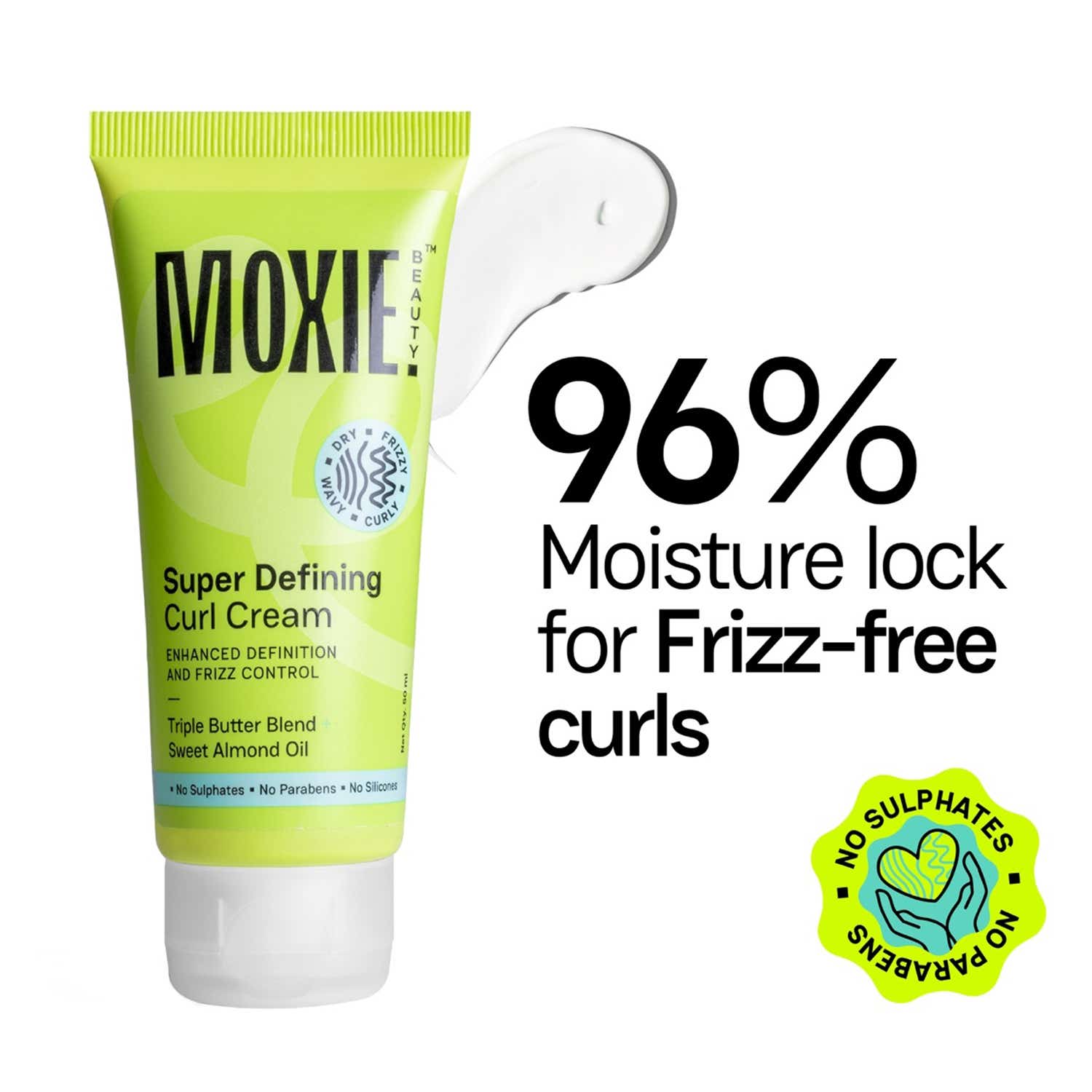 Moxie Beauty | Moxie Beauty Super Defining Curl Cream for Curly Hair (50 ml)